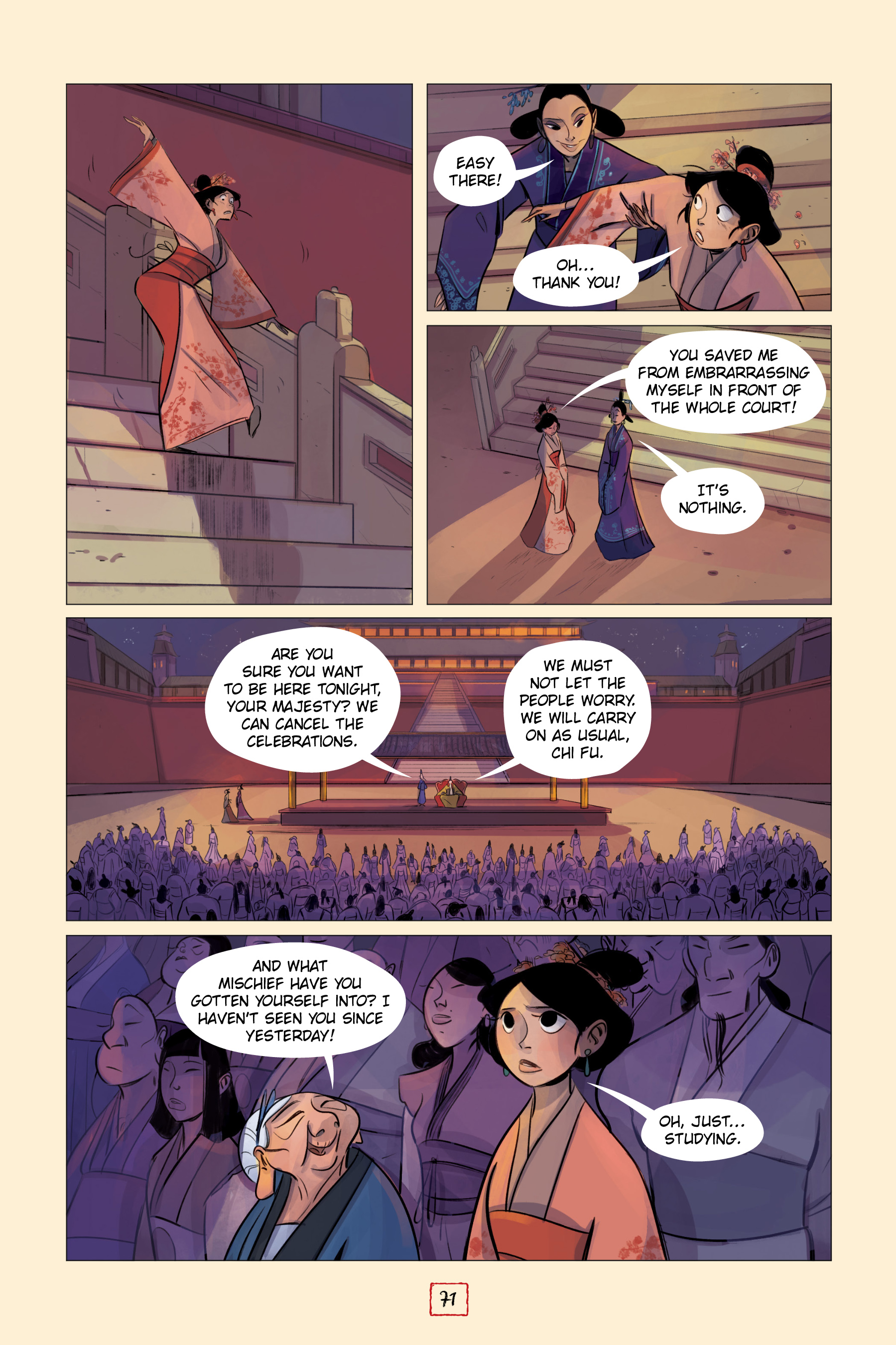 Read online Disney Mulan's Adventure Journal: The Palace of Secrets comic -  Issue # TPB - 70