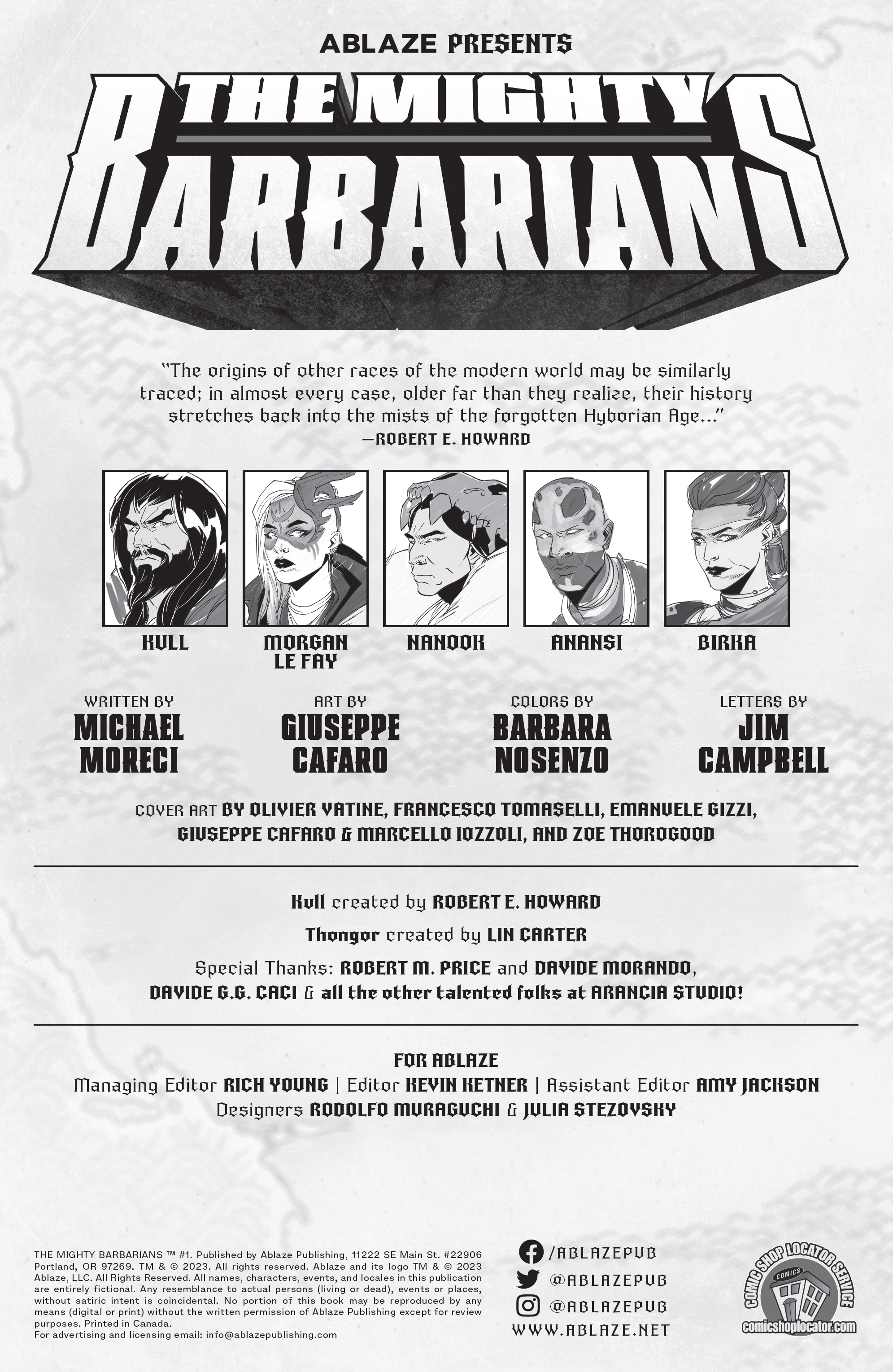 Read online The Mighty Barbarians comic -  Issue #1 - 2
