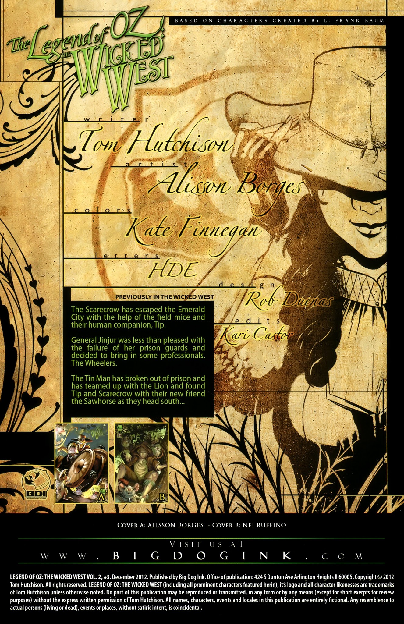 Read online Legend of Oz: The Wicked West comic -  Issue #3 - 2