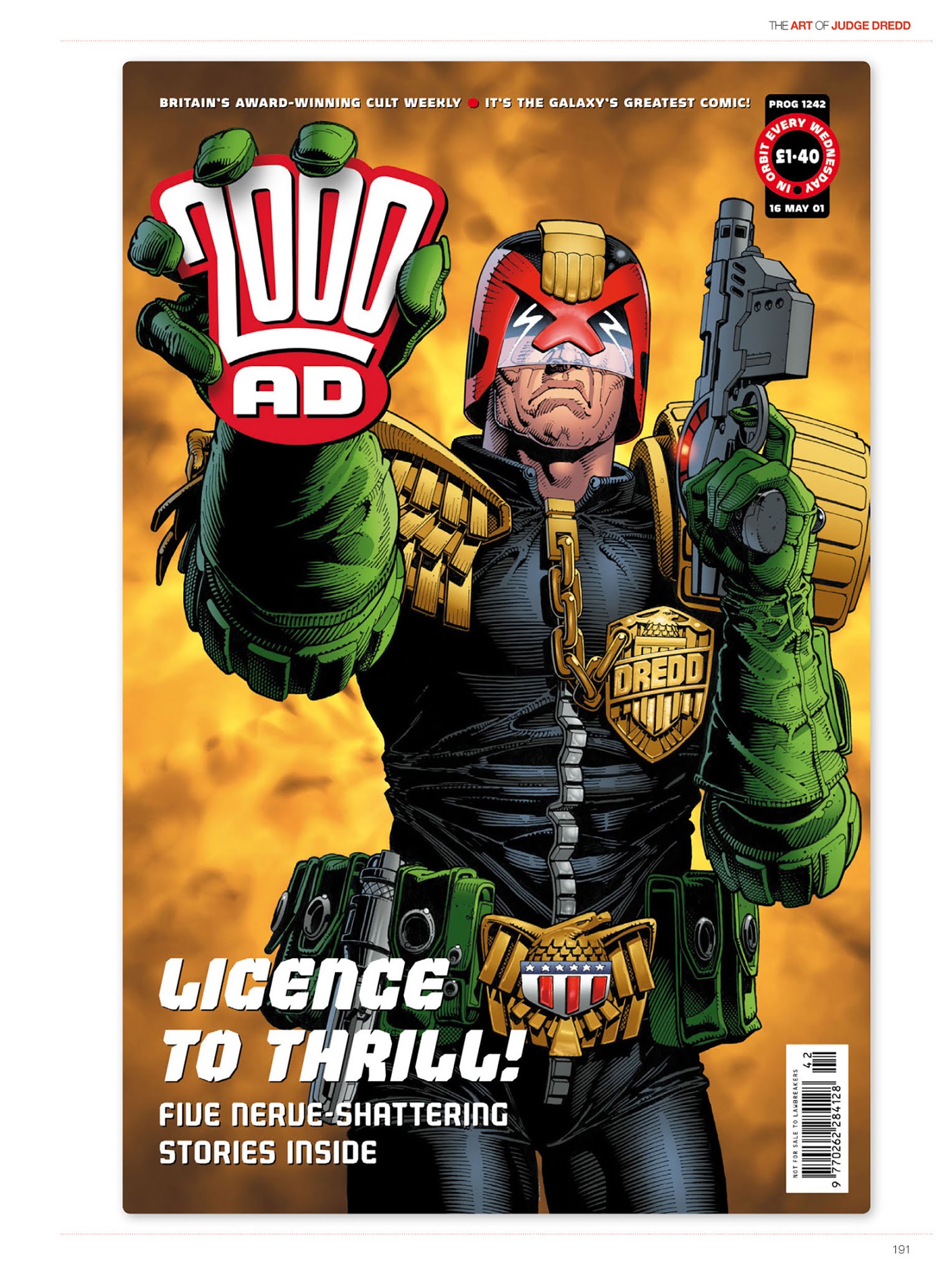 Read online The Art of Judge Dredd: Featuring 35 Years of Zarjaz Covers comic -  Issue # TPB (Part 3) - 12