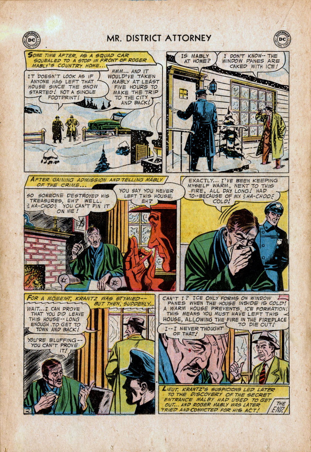 Read online Mr. District Attorney comic -  Issue #55 - 22