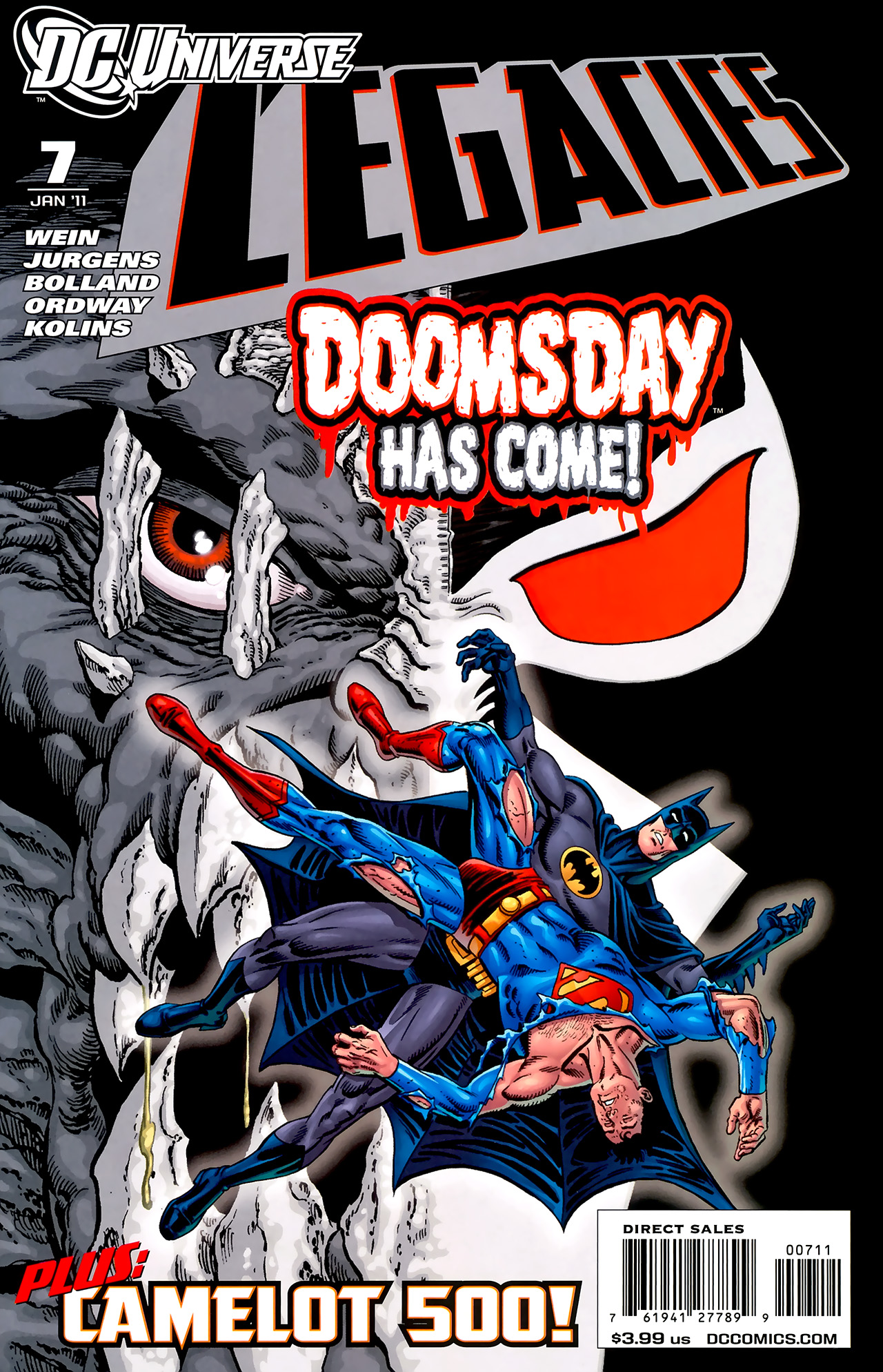 Read online DCU: Legacies comic -  Issue #7 - 1
