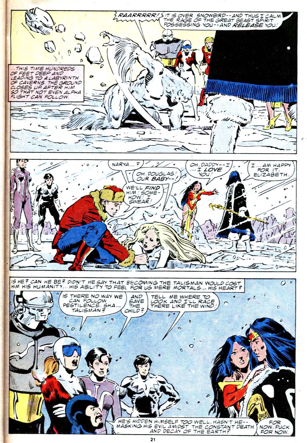 Read online Alpha Flight (1983) comic -  Issue #38 - 22