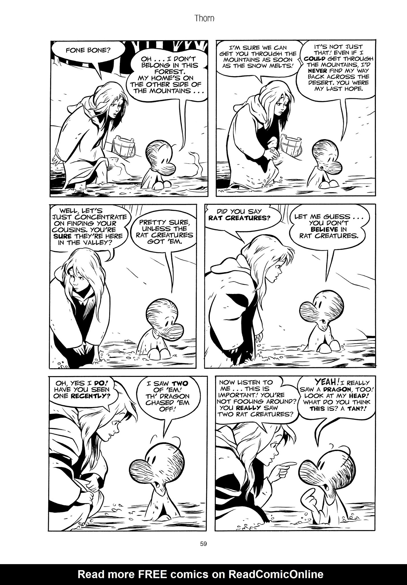 Read online Bone: The Complete Cartoon Epic In One Volume comic -  Issue # TPB (Part 1) - 56