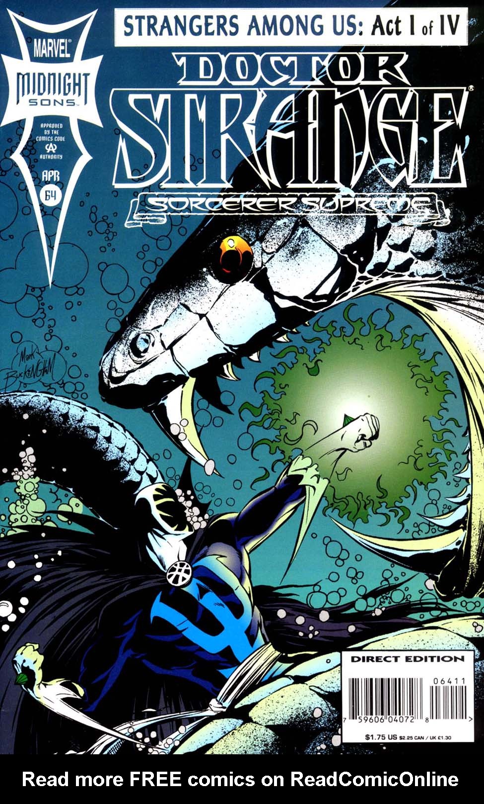 Read online Doctor Strange: Sorcerer Supreme comic -  Issue #64 - 1