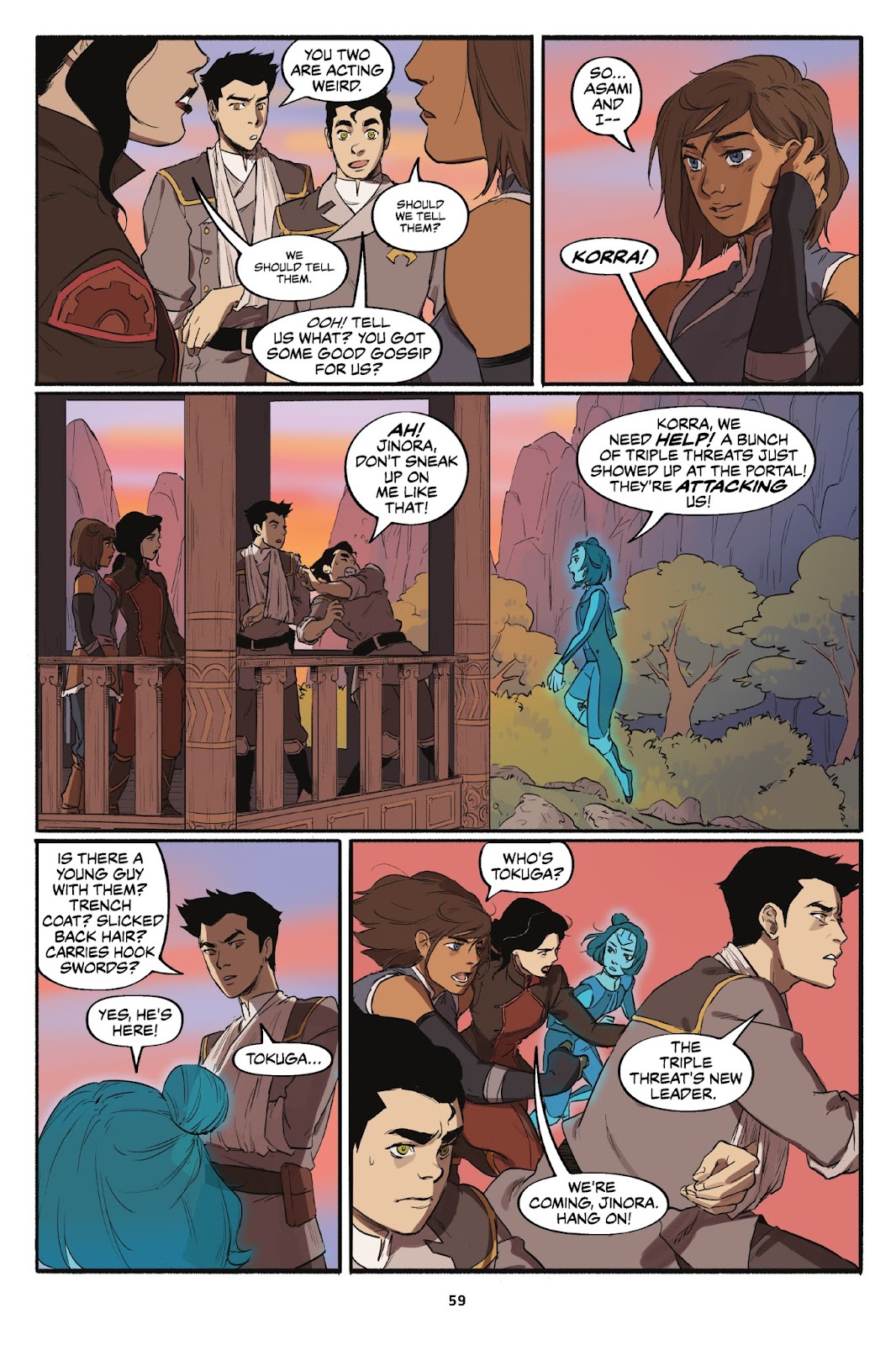 Nickelodeon The Legend of Korra – Turf Wars issue 1 - Page 60