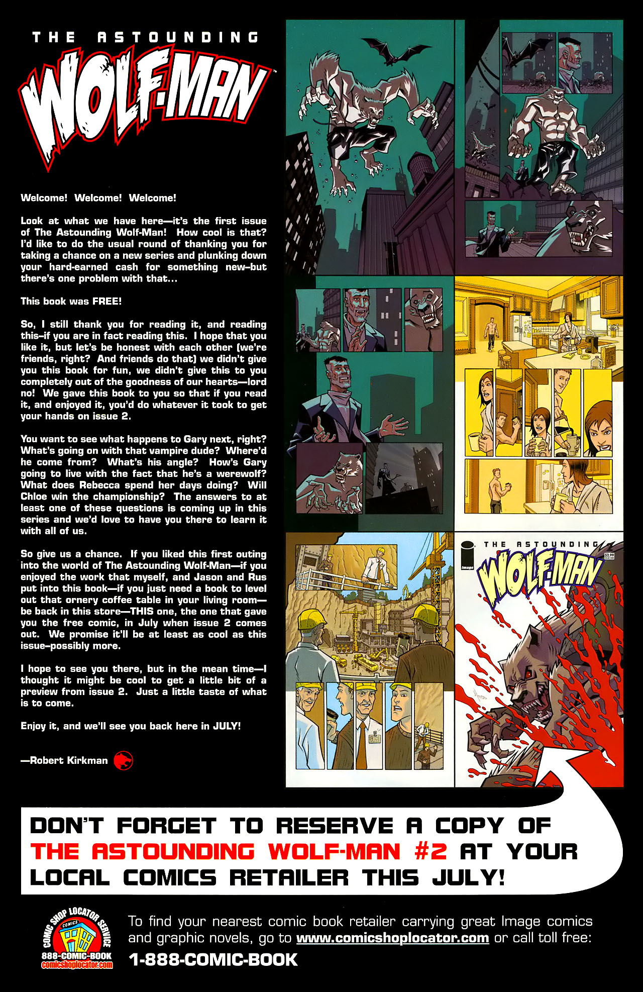 Read online The Astounding Wolf-Man comic -  Issue #1 - 24