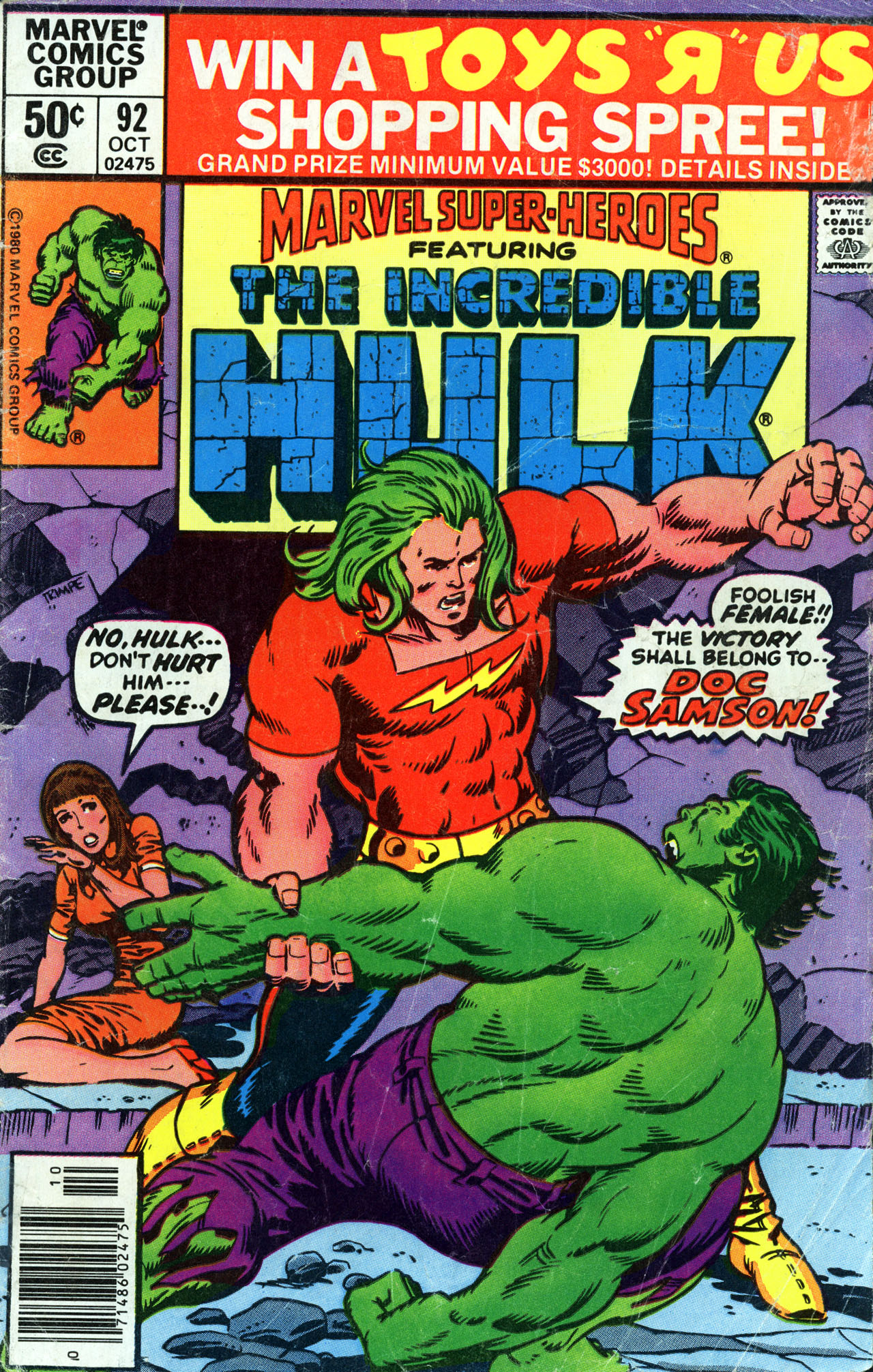 Read online Marvel Super-Heroes comic -  Issue #92 - 1