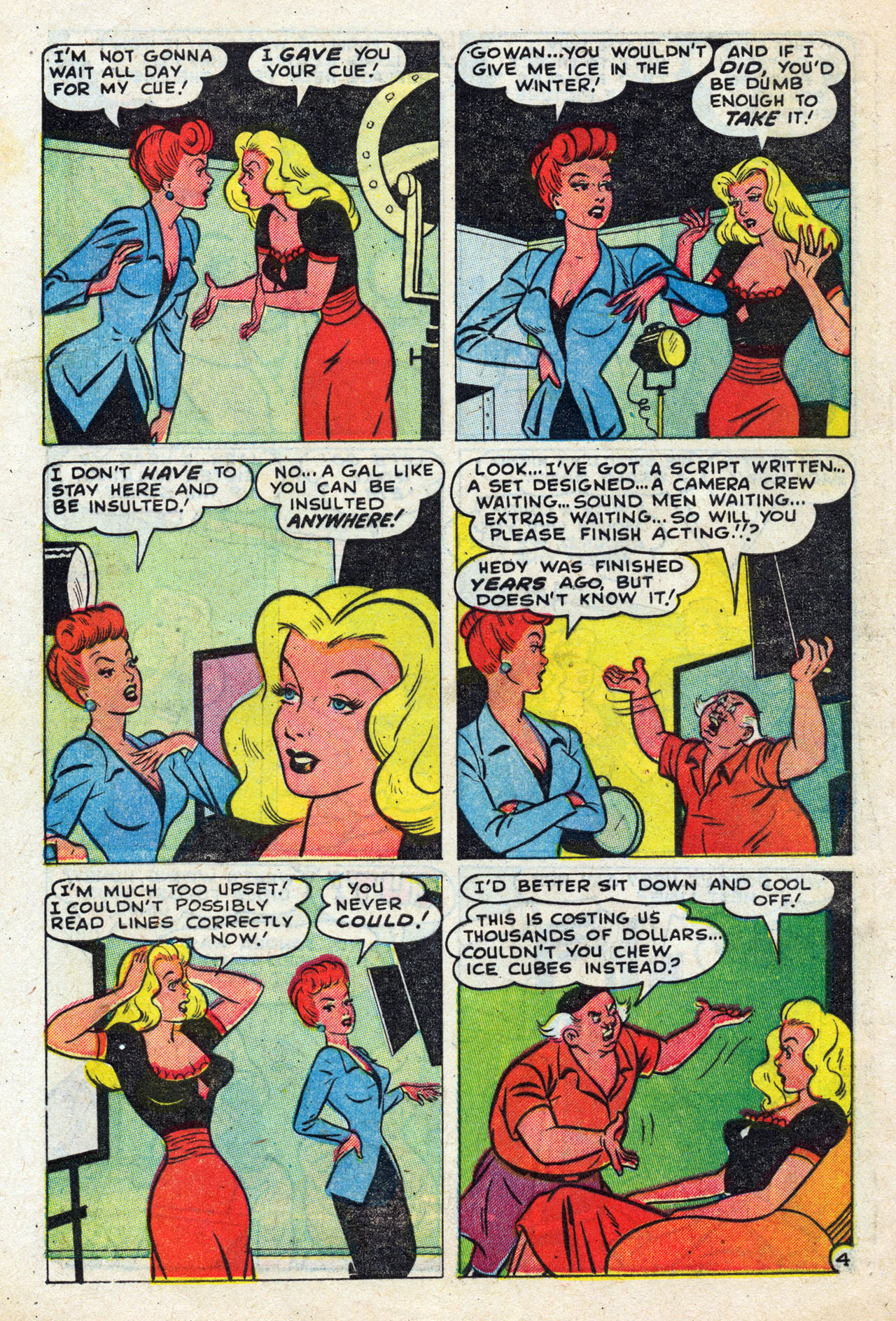 Read online Hedy Of Hollywood Comics comic -  Issue #46 - 4