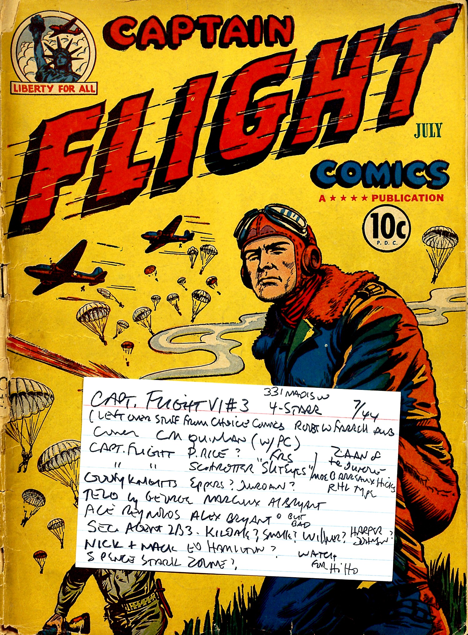 Read online Captain Flight Comics comic -  Issue #3 - 53