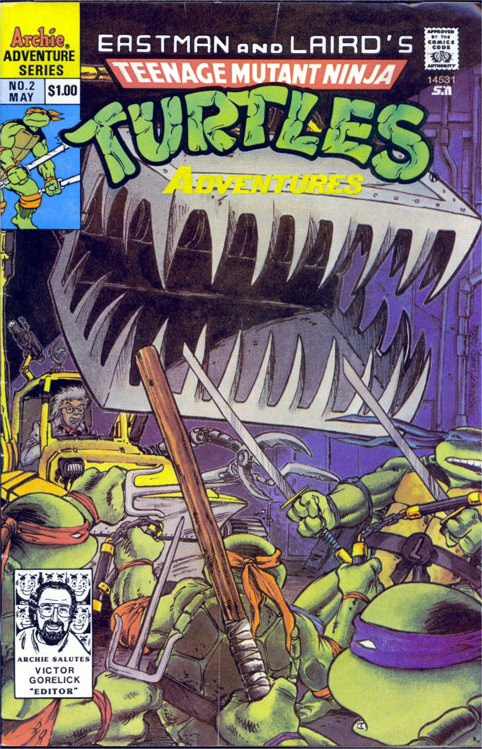 Read online Teenage Mutant Ninja Turtles Adventures (1989) comic -  Issue #2 - 1