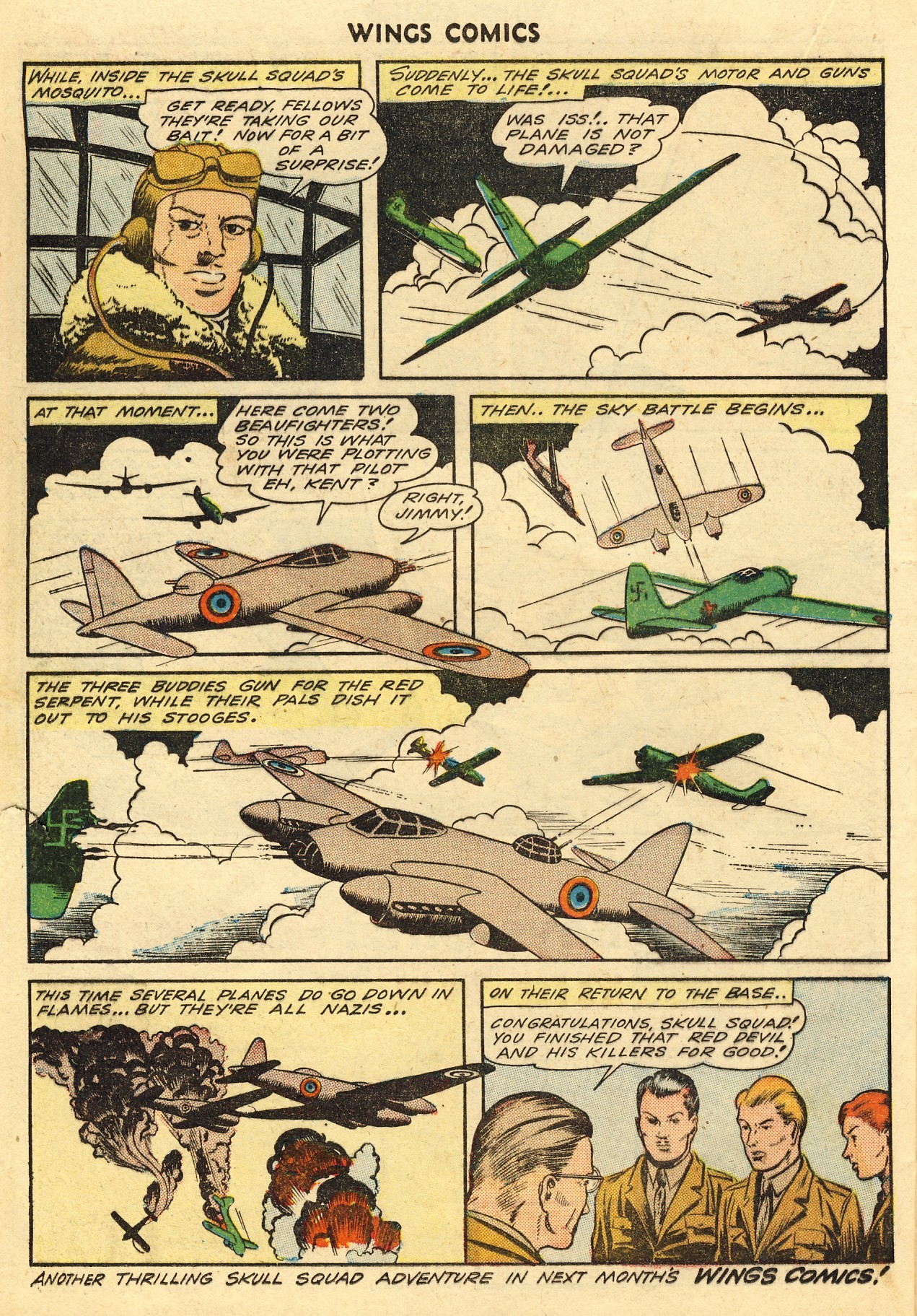 Read online Wings Comics comic -  Issue #46 - 32