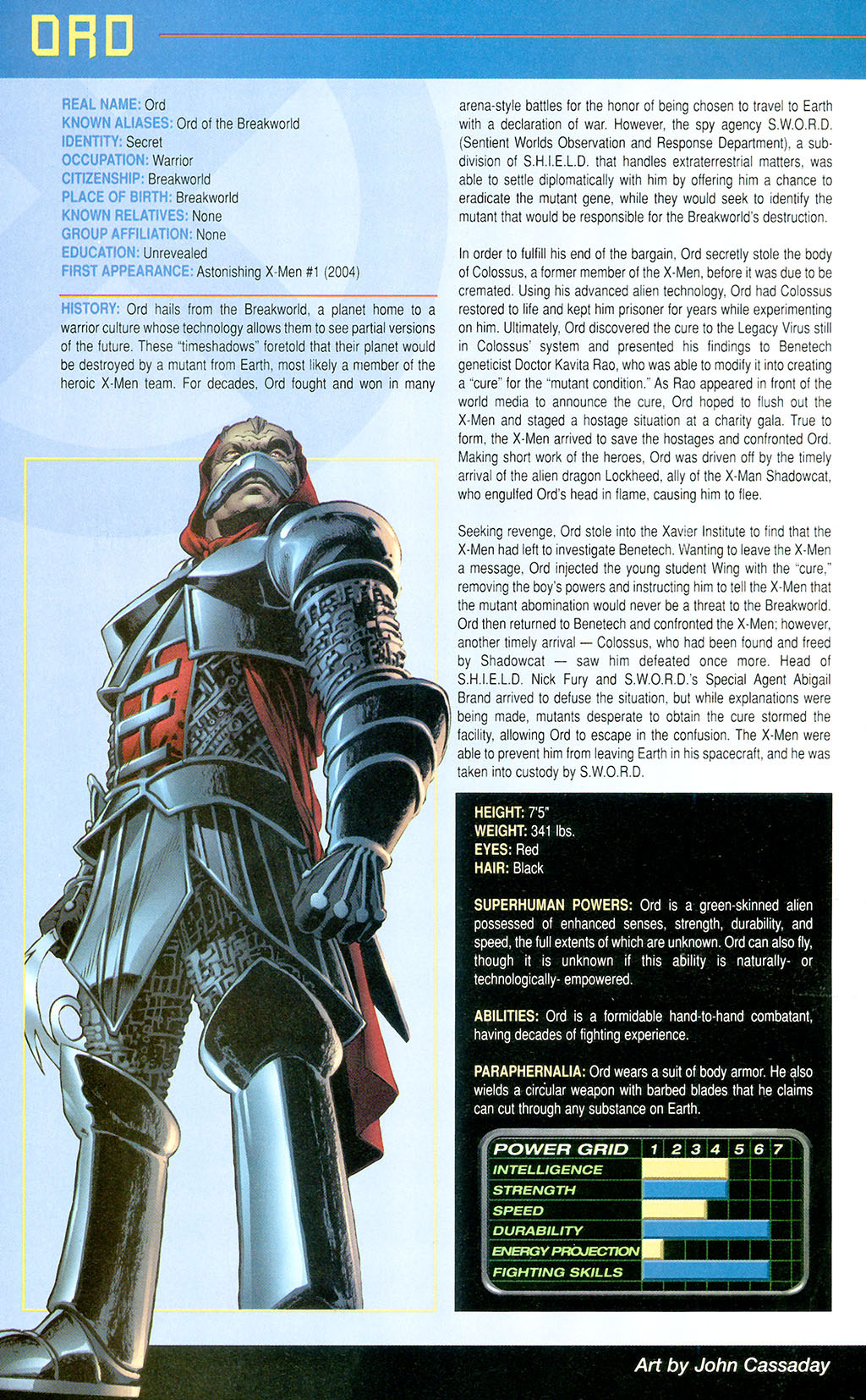 Read online Official Handbook of the Marvel Universe: X-Men 2005 comic -  Issue # Full - 34