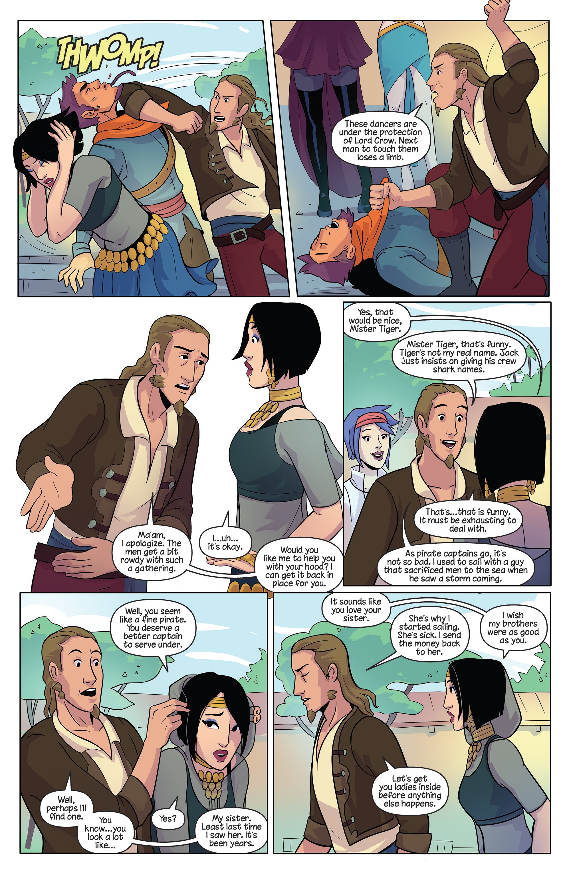 Read online Princeless Raven Year Two: Love and Revenge comic -  Issue # _TPB Assault On Golden Rock - 75