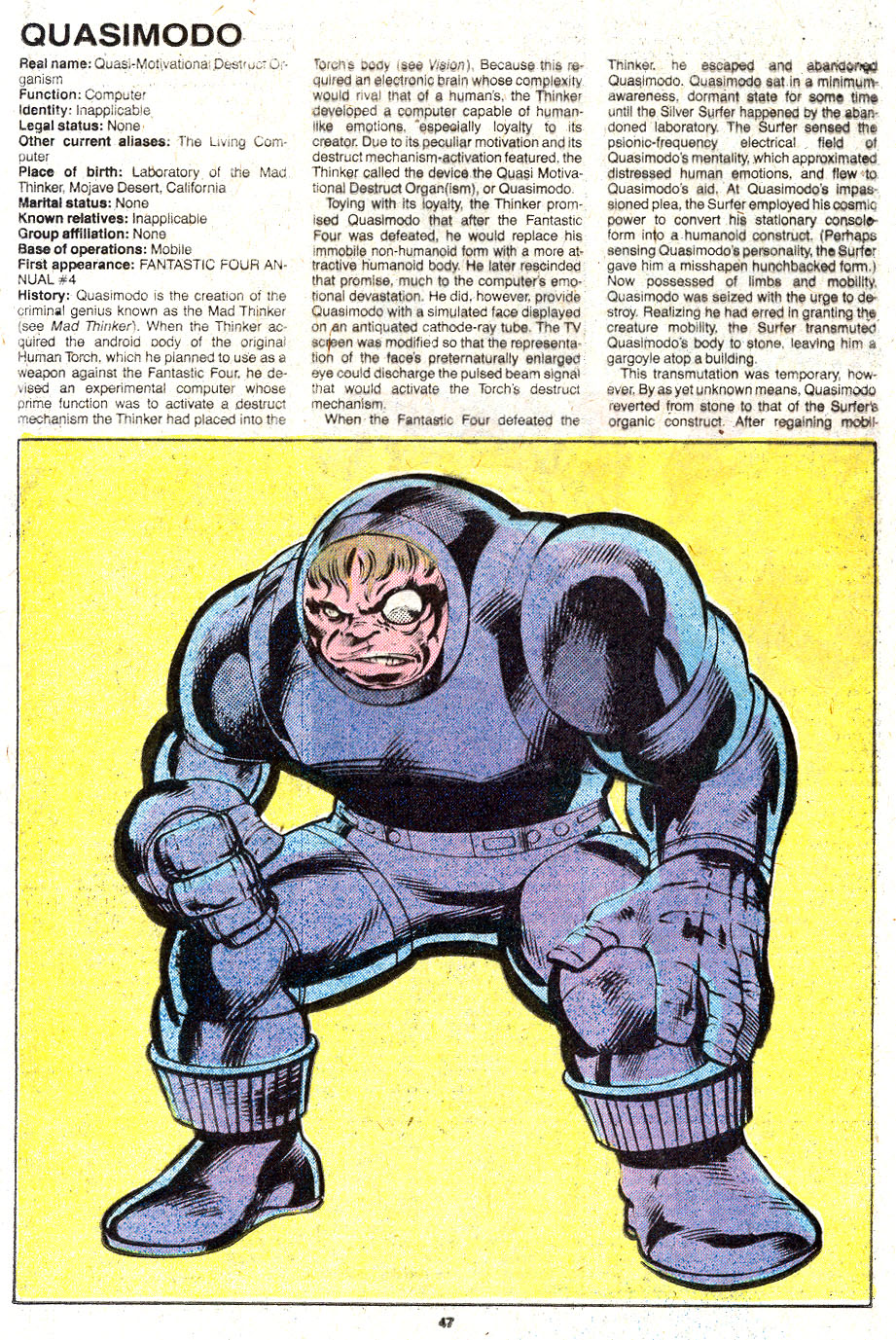 Read online The Official Handbook of the Marvel Universe Deluxe Edition comic -  Issue #10 - 56