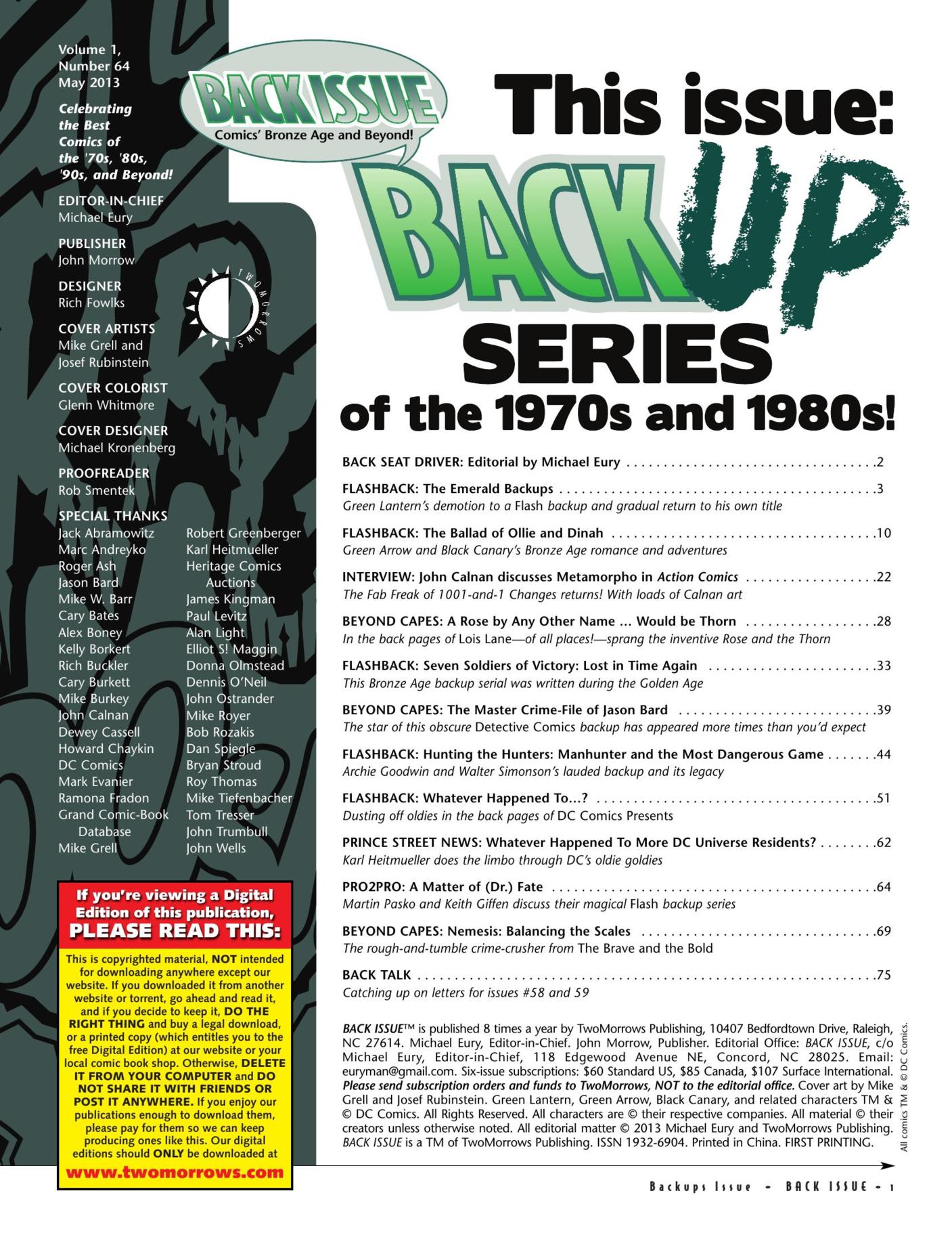 Read online Back Issue comic -  Issue #64 - 3