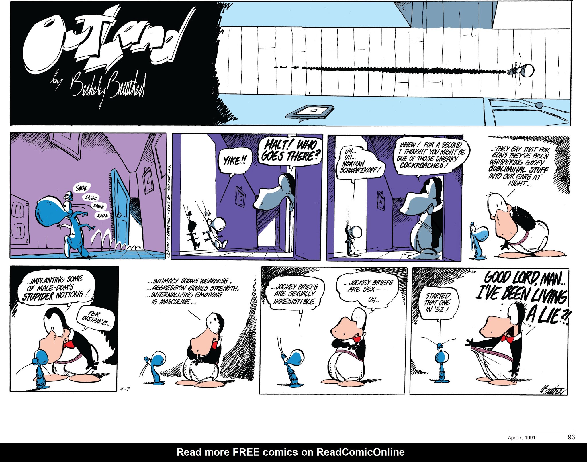 Read online Berkeley Breathed’s Outland comic -  Issue # TPB (Part 1) - 94