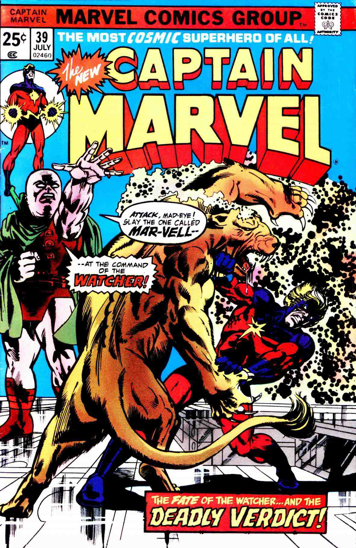 Read online Captain Marvel (1968) comic -  Issue #39 - 1