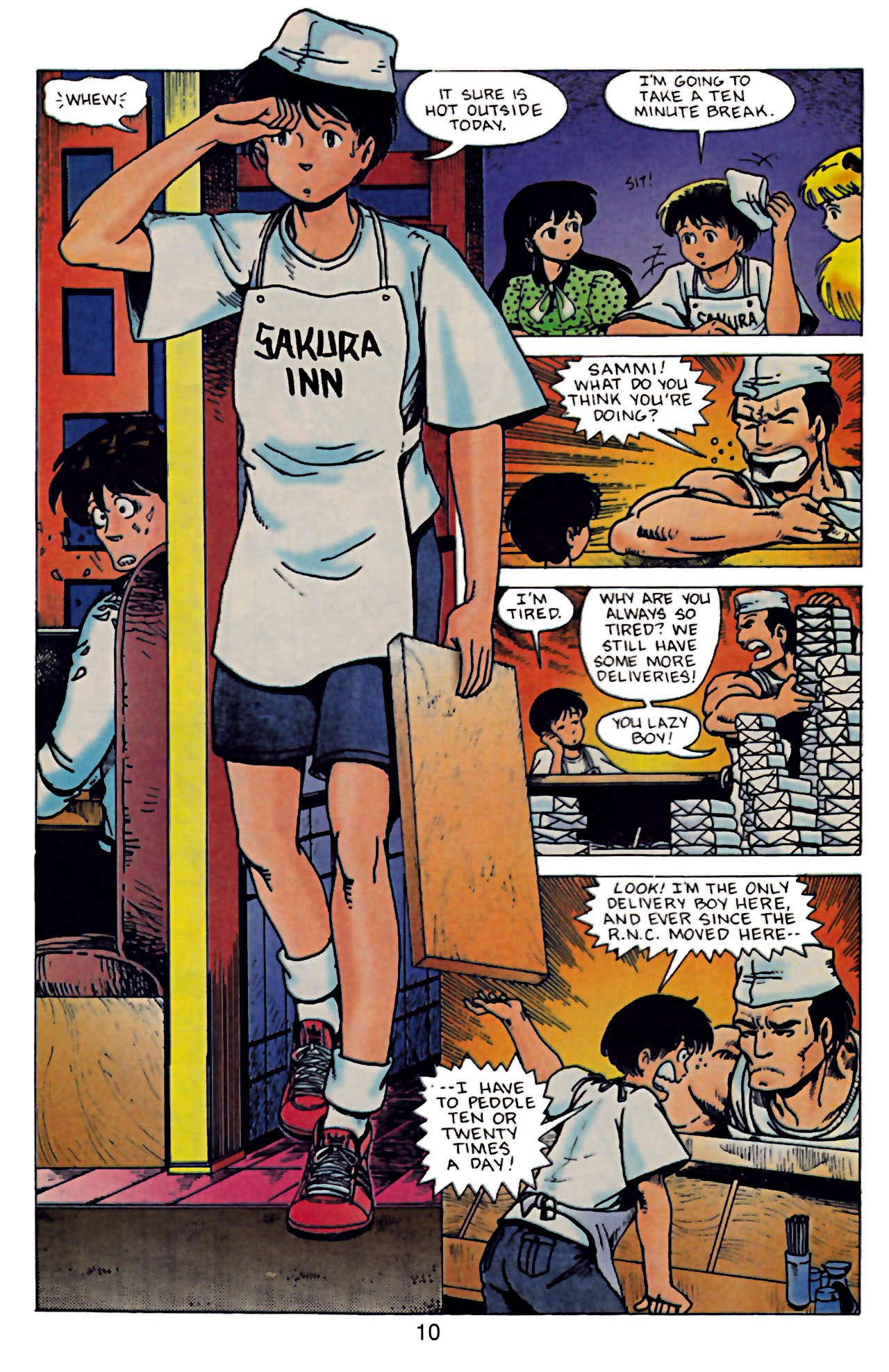 Read online Ninja High School In Color comic -  Issue #7 - 12