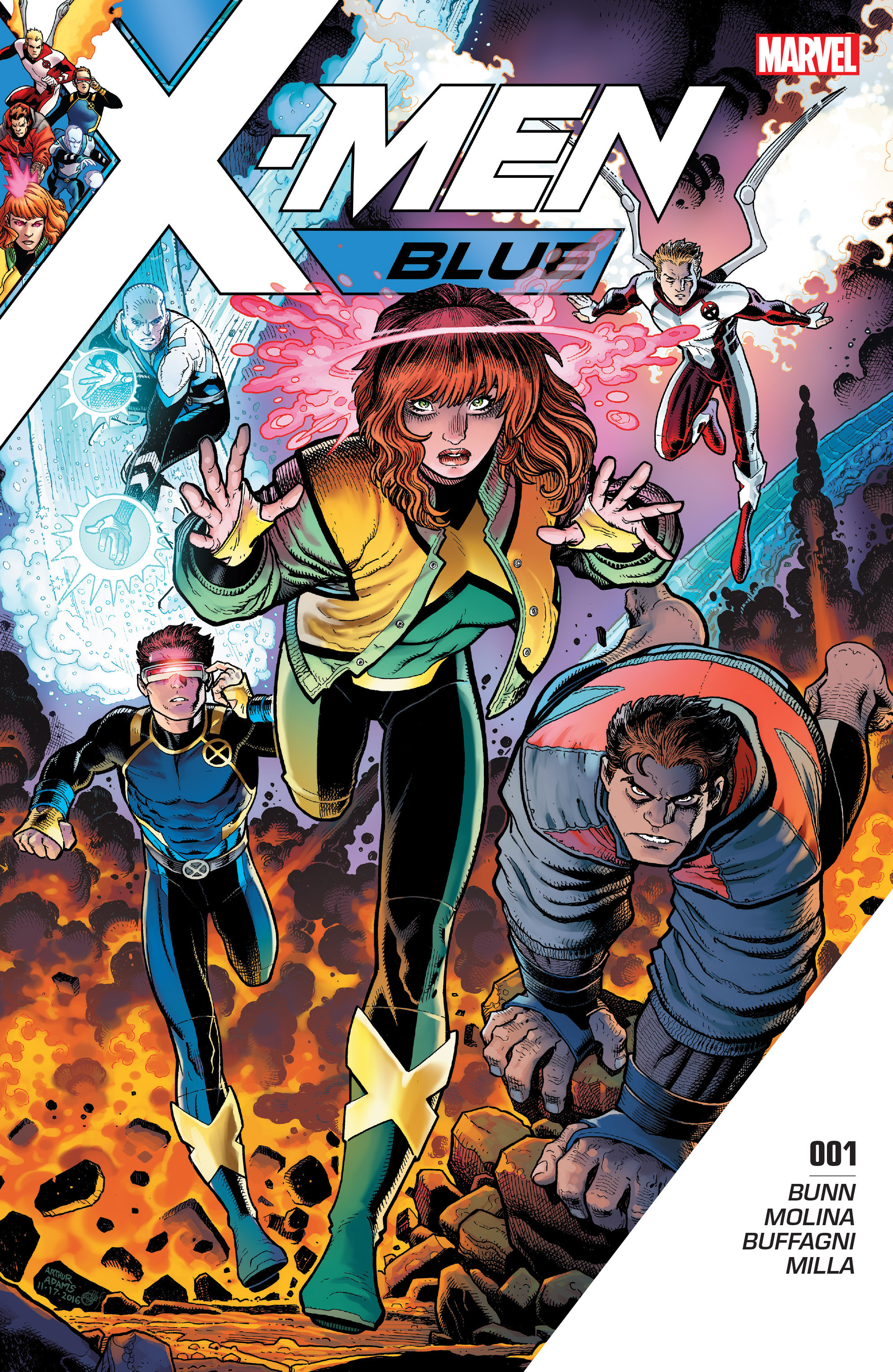 Read online X-Men: Blue comic -  Issue #1 - 1