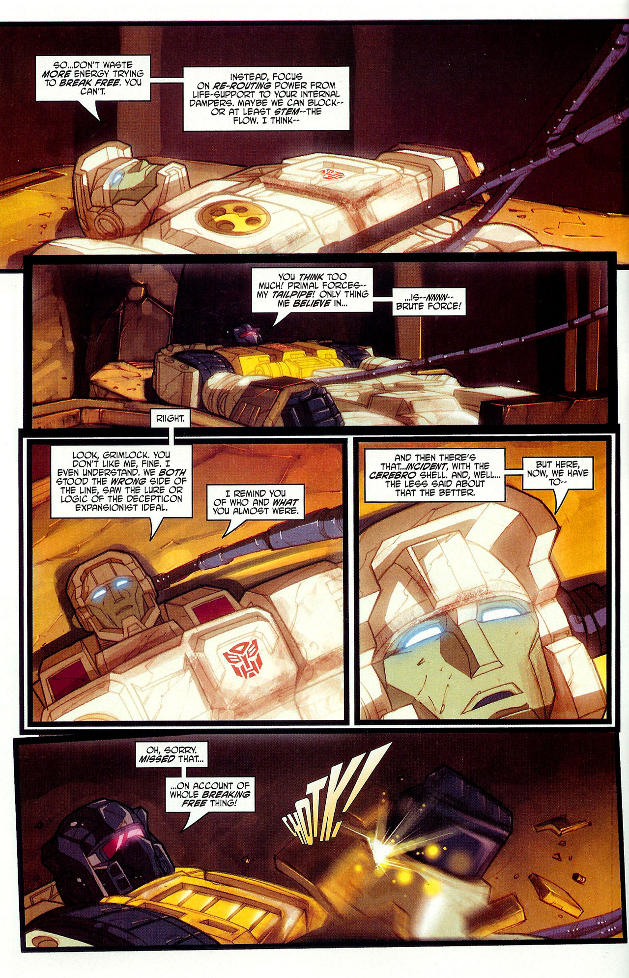 Read online Transformers War Within: "The Dark Ages" comic -  Issue #6 - 10
