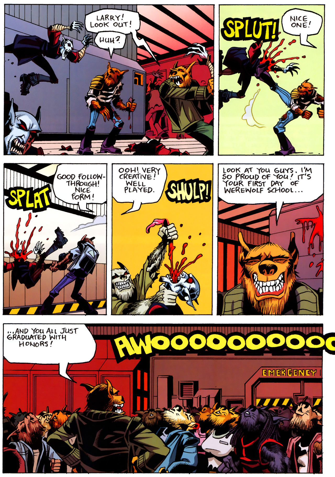 Read online Werewolves on the Moon: Versus Vampires comic -  Issue #2 - 7