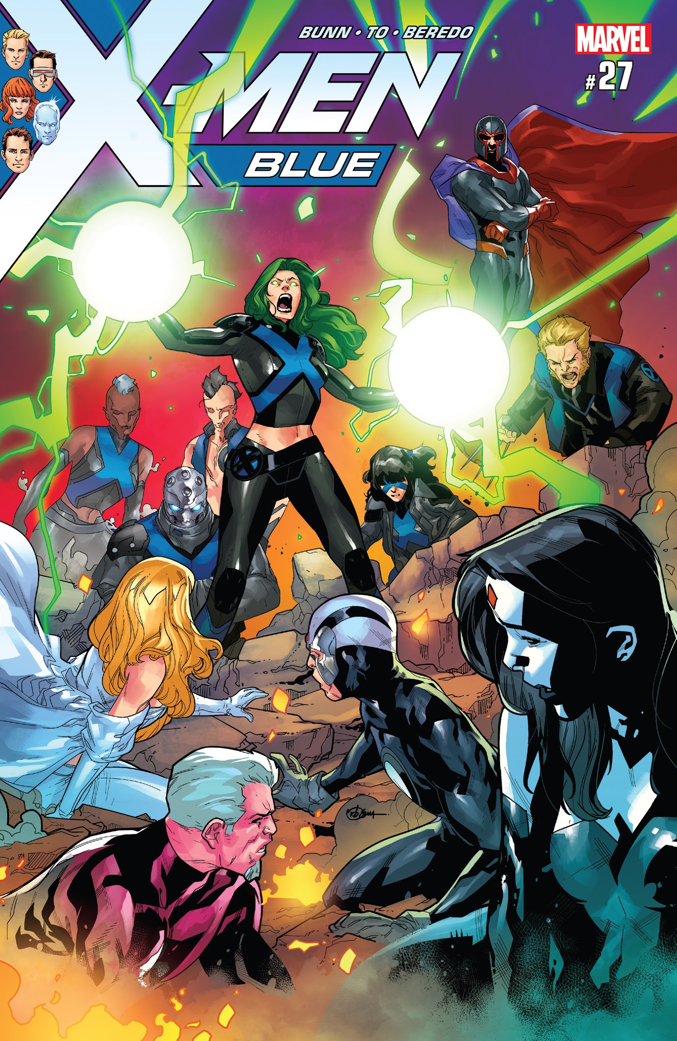 Read online X-Men: Blue comic -  Issue #27 - 1