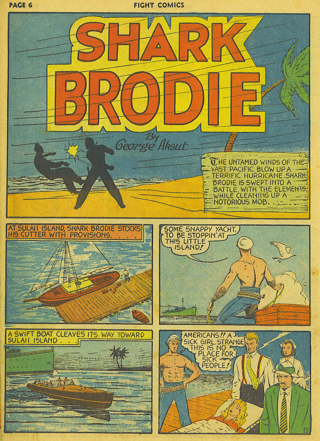 Read online Fight Comics comic -  Issue #6 - 8