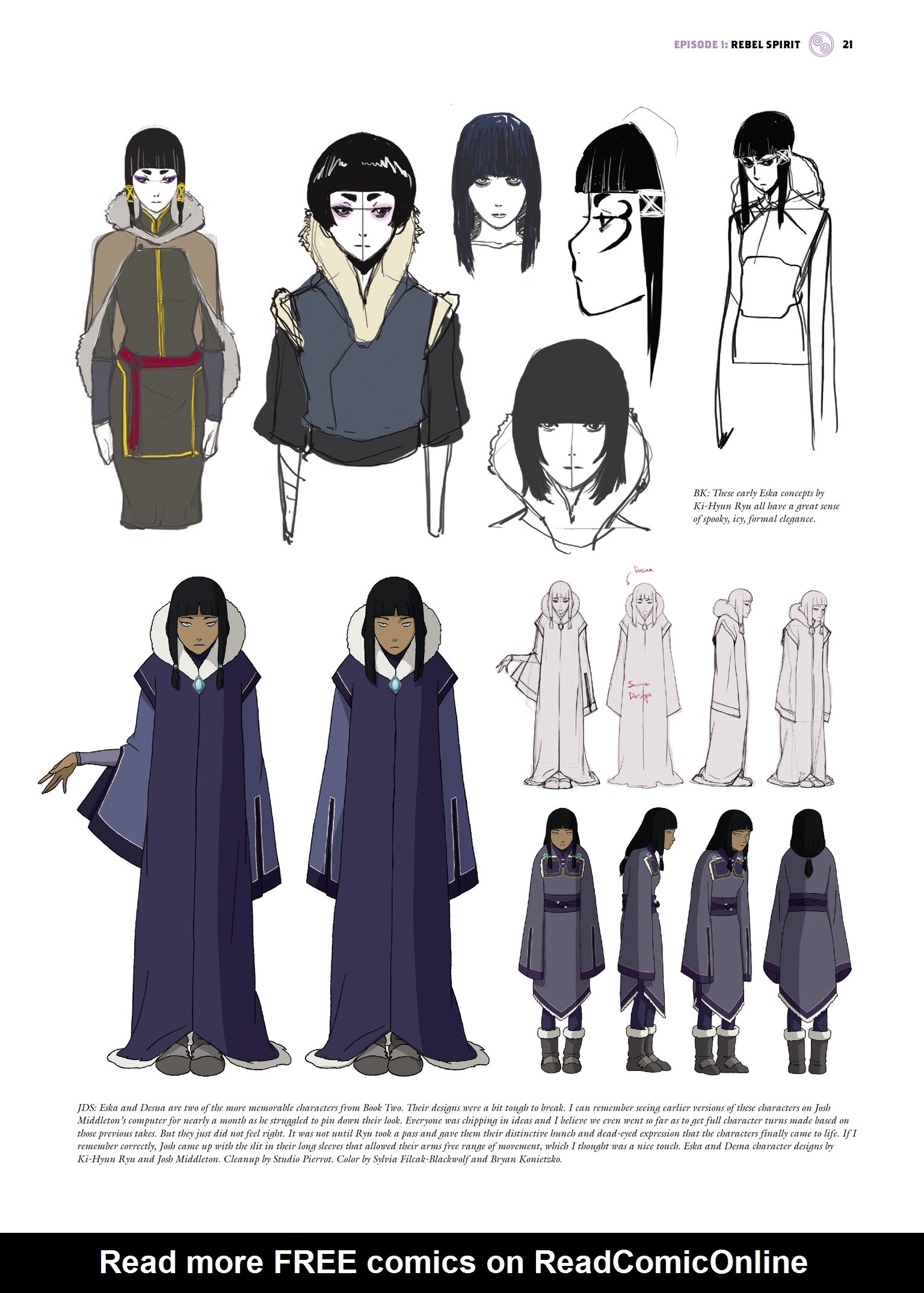 Read online The Legend of Korra: The Art of the Animated Series comic -  Issue # TPB 2 - 21