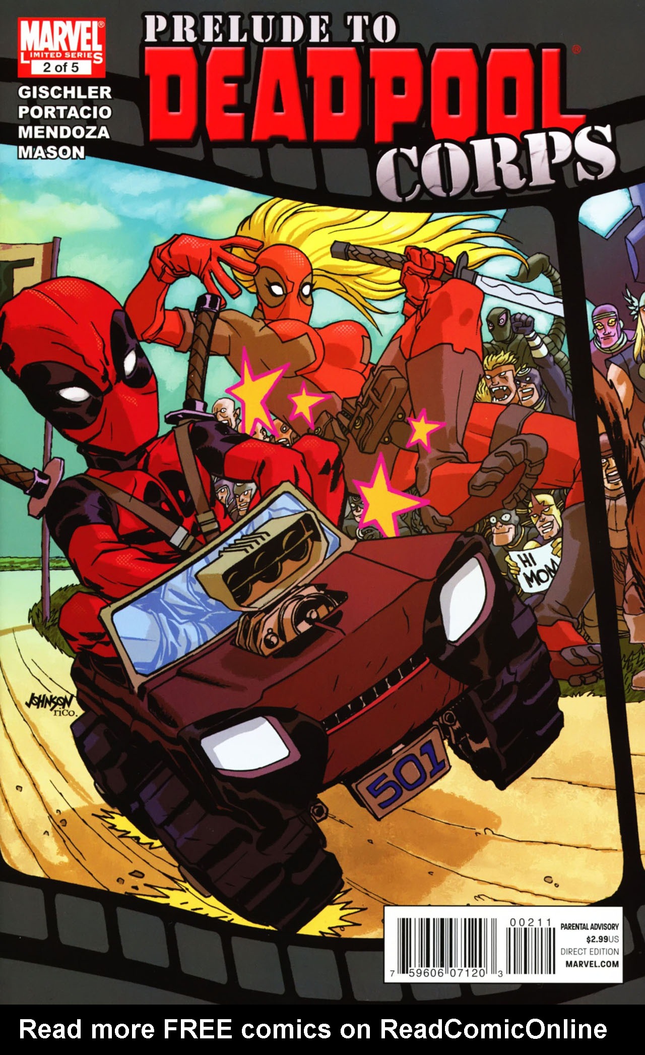 Read online Prelude to Deadpool Corps comic -  Issue #2 - 1