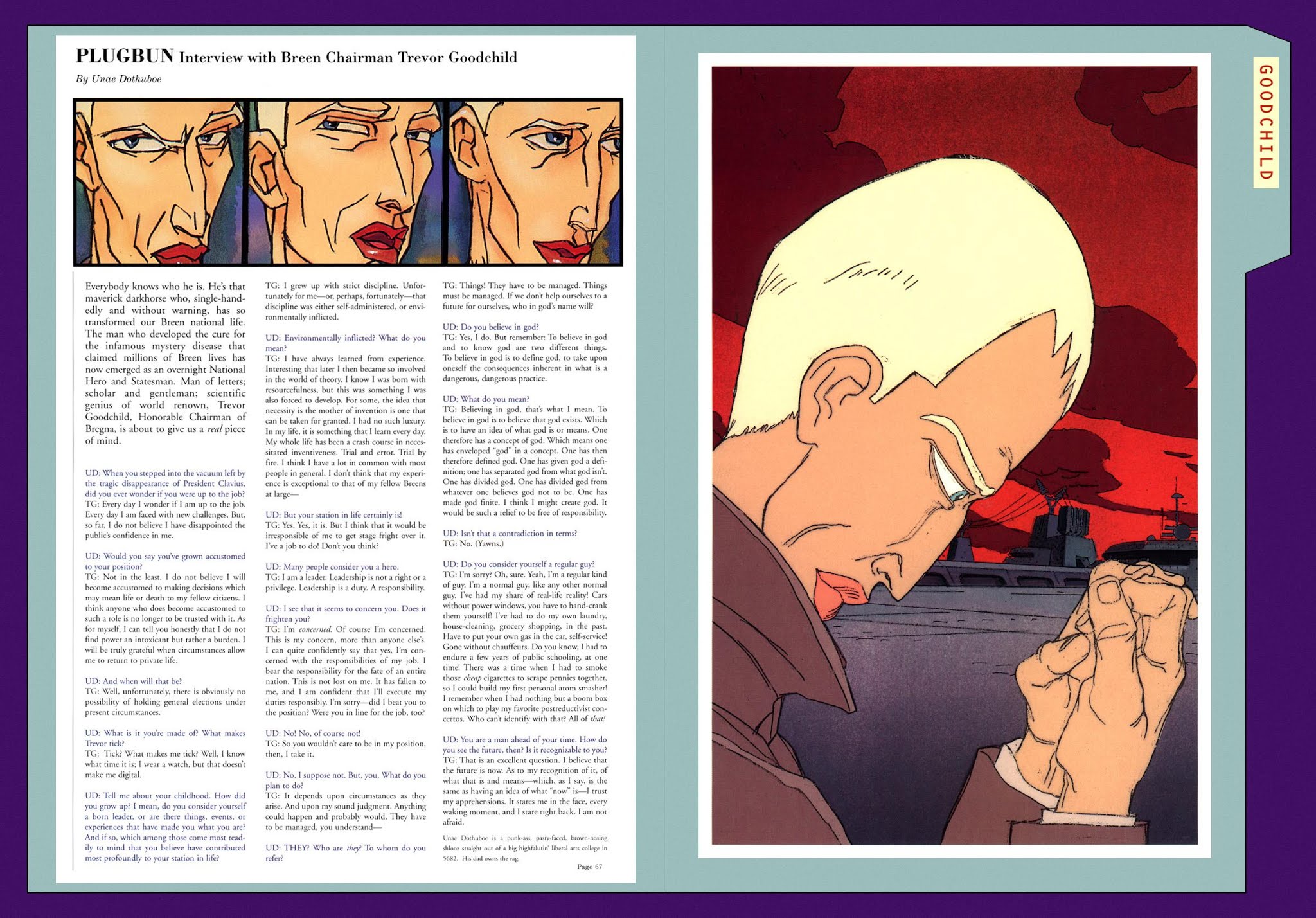 Read online Aeon Flux: The Herodotus File comic -  Issue # TPB - 61