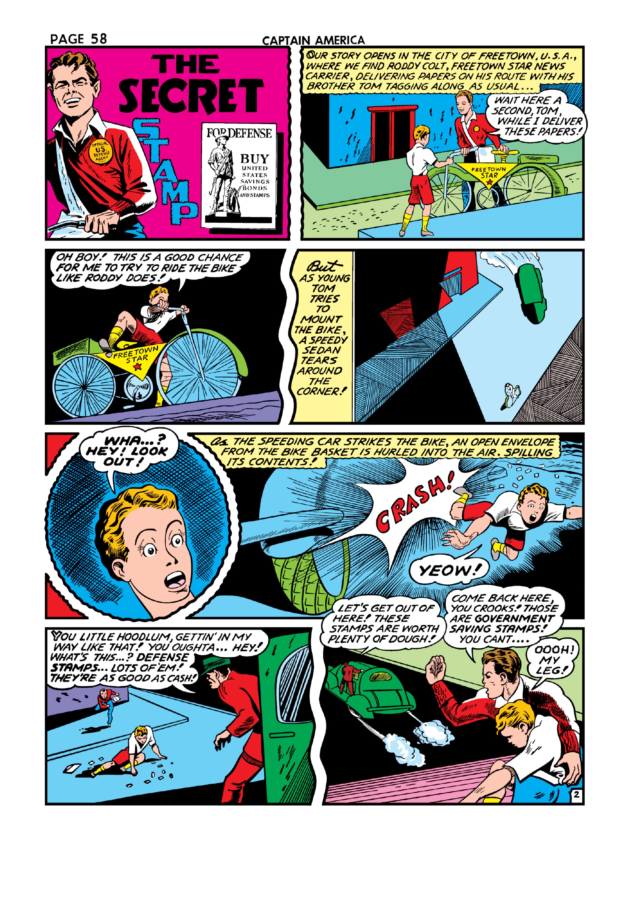Read online Marvel Masterworks: Golden Age Captain America comic -  Issue # TPB 4 (Part 1) - 67