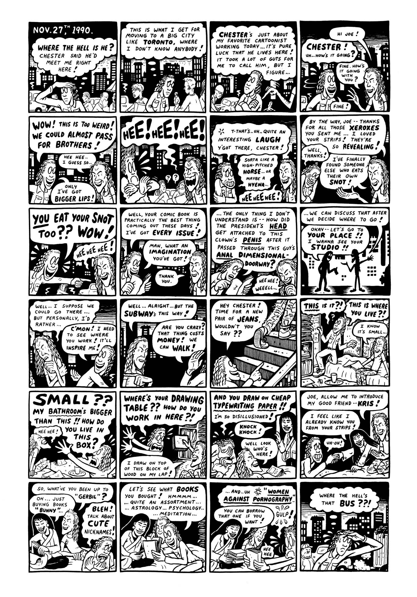 Read online Peepshow: The Cartoon Diary of Joe Matt comic -  Issue # Full - 72