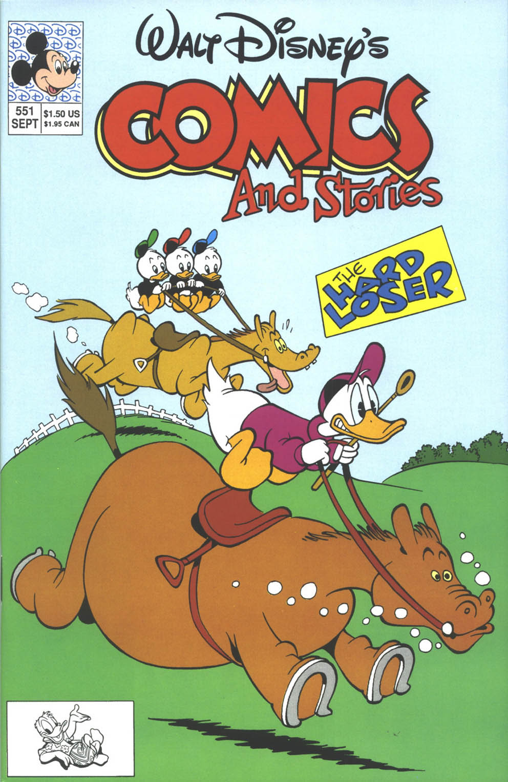 Read online Walt Disney's Comics and Stories comic -  Issue #551 - 1