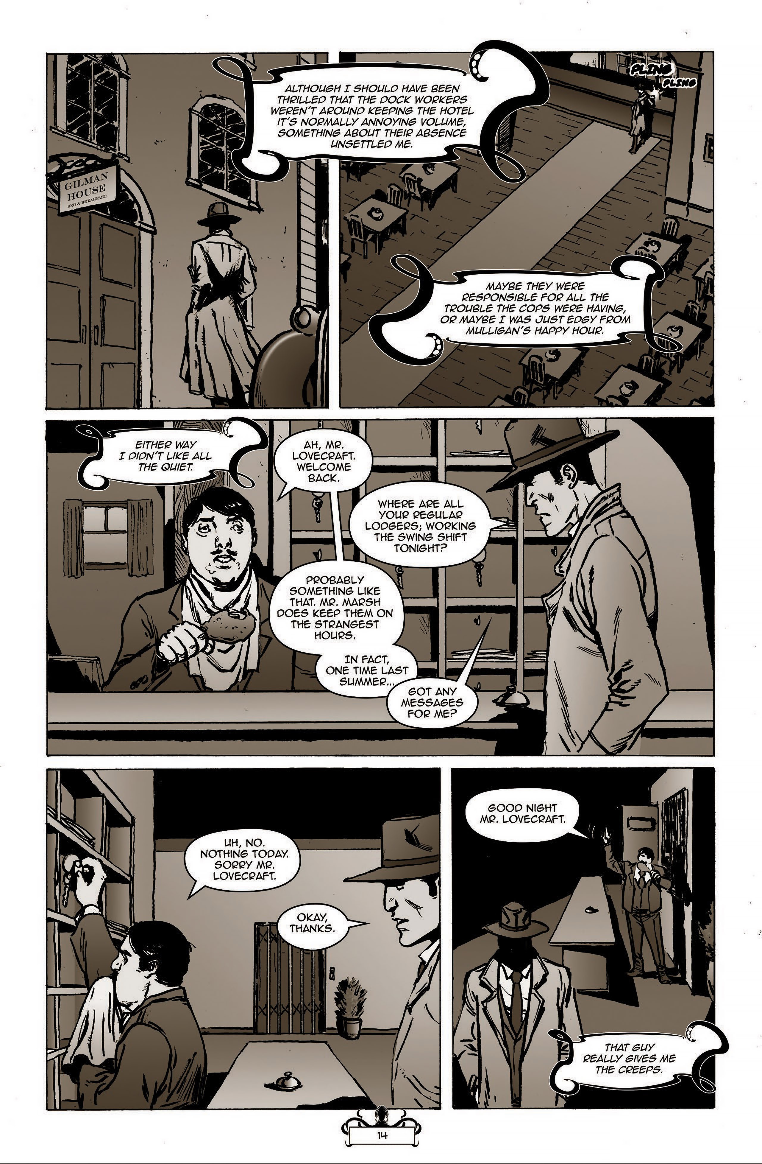 Read online Lovecraft P.I. - A Shot in the Dark comic -  Issue # TPB - 42