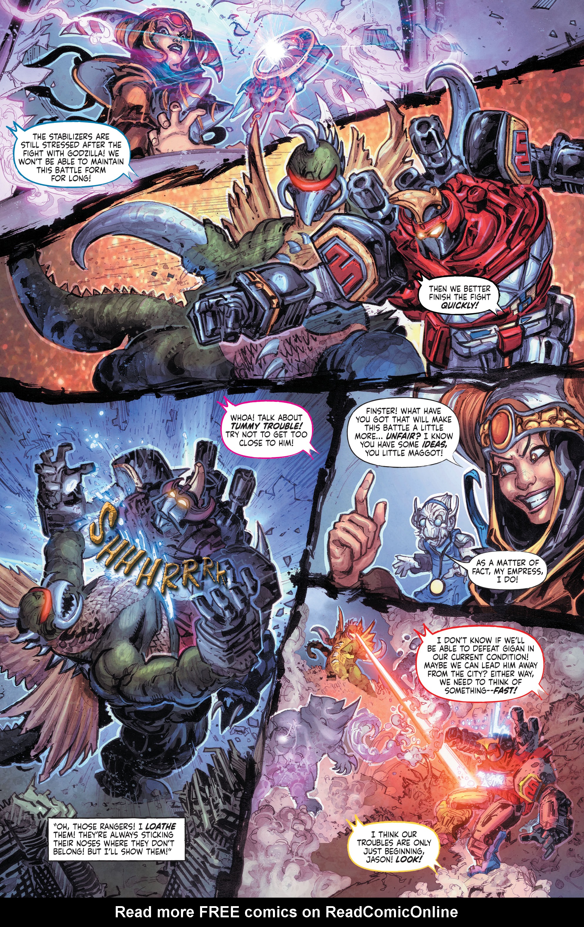 Read online Godzilla vs. The Mighty Morphin Power Rangers comic -  Issue #2 - 19