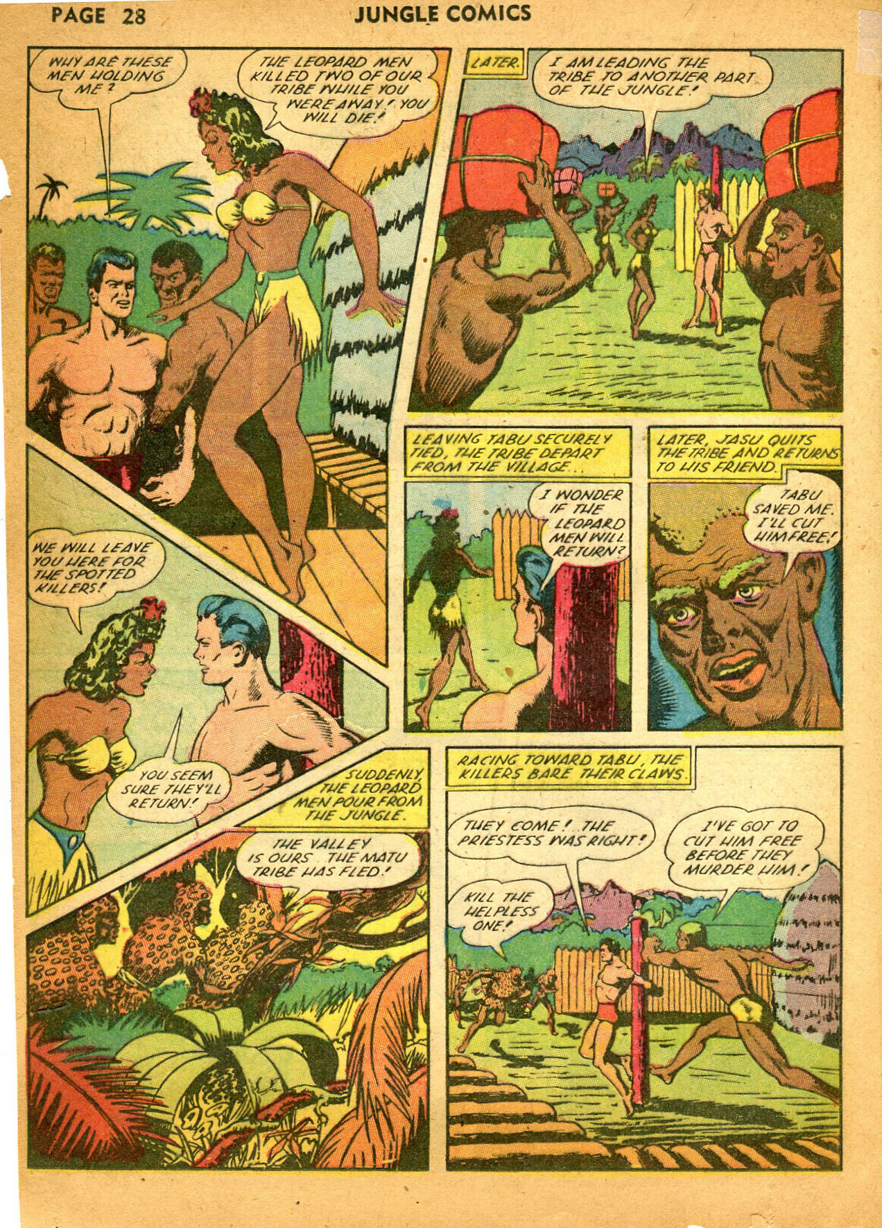 Read online Jungle Comics comic -  Issue #35 - 30