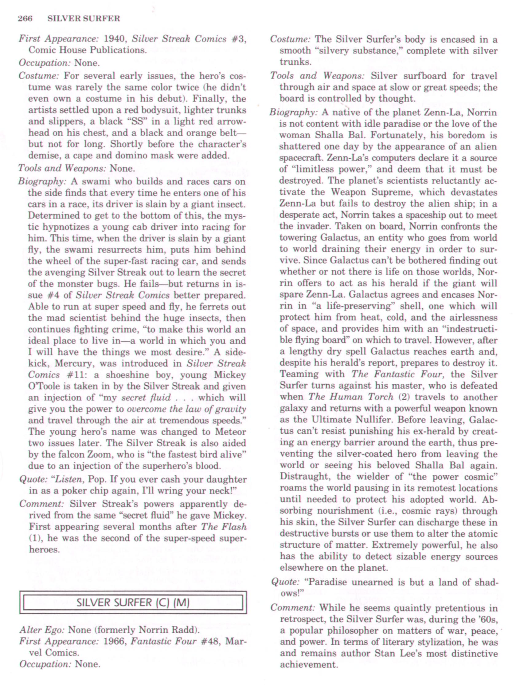 Read online The Encyclopedia of Superheroes comic -  Issue # TPB (Part 4) - 1