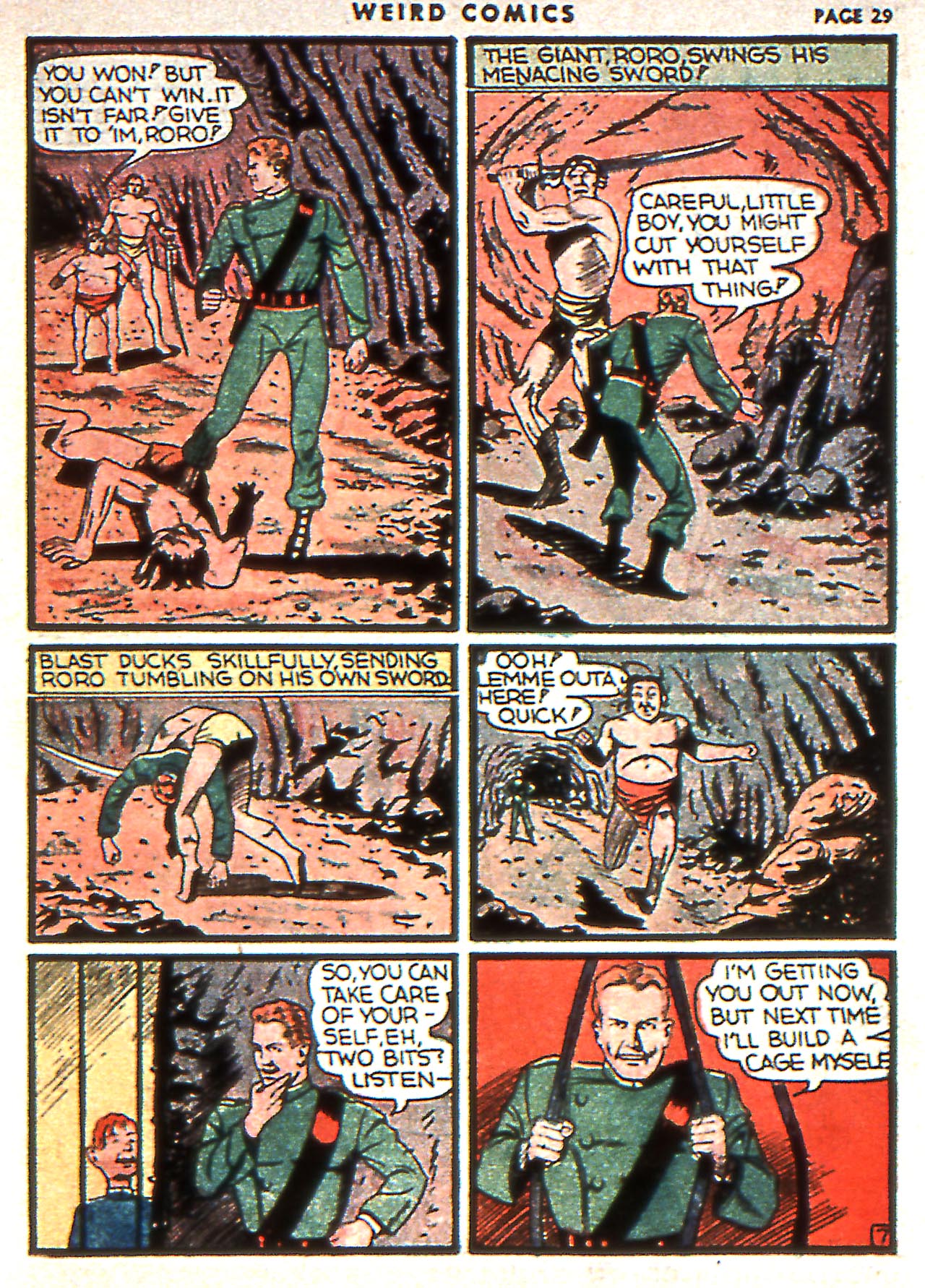 Read online Weird Comics comic -  Issue #4 - 31