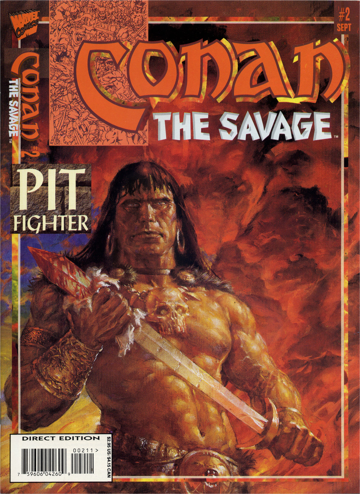 Read online Conan the Savage comic -  Issue #2 - 1