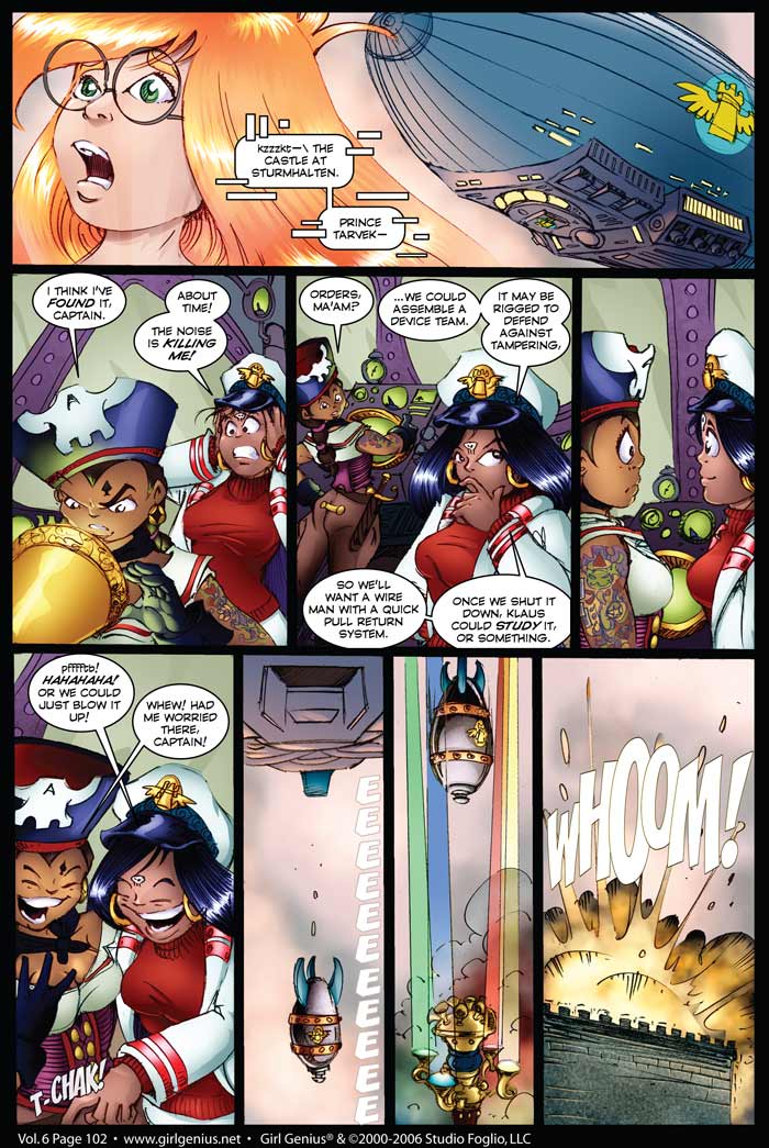 Read online Girl Genius (2002) comic -  Issue #6 - 103
