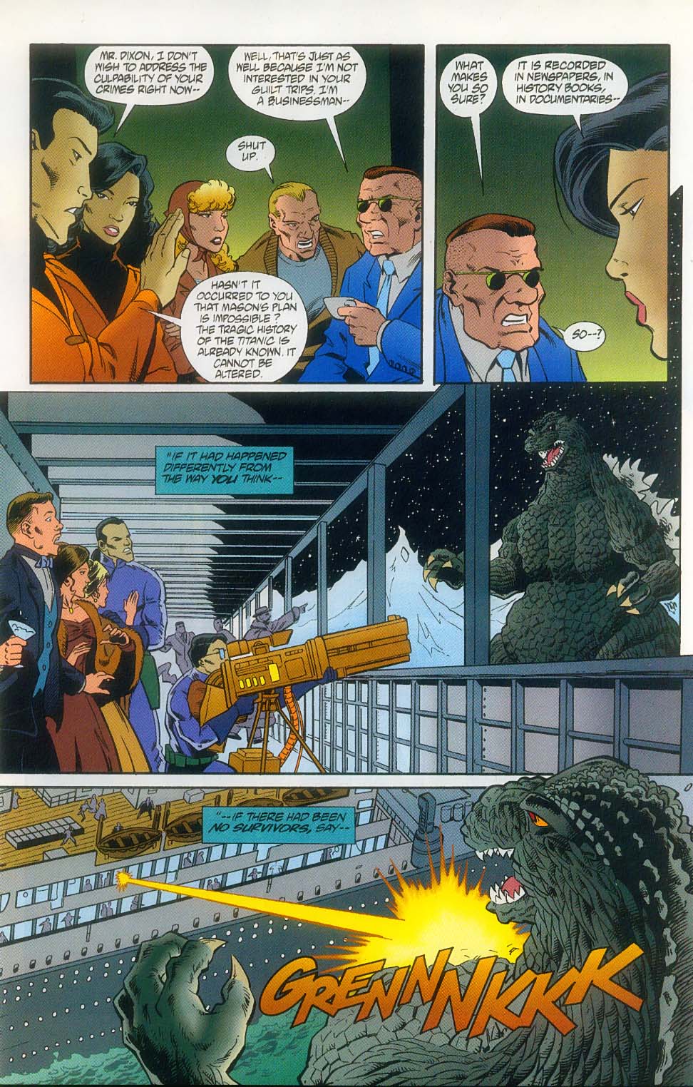 Read online Godzilla (1995) comic -  Issue #11 - 12