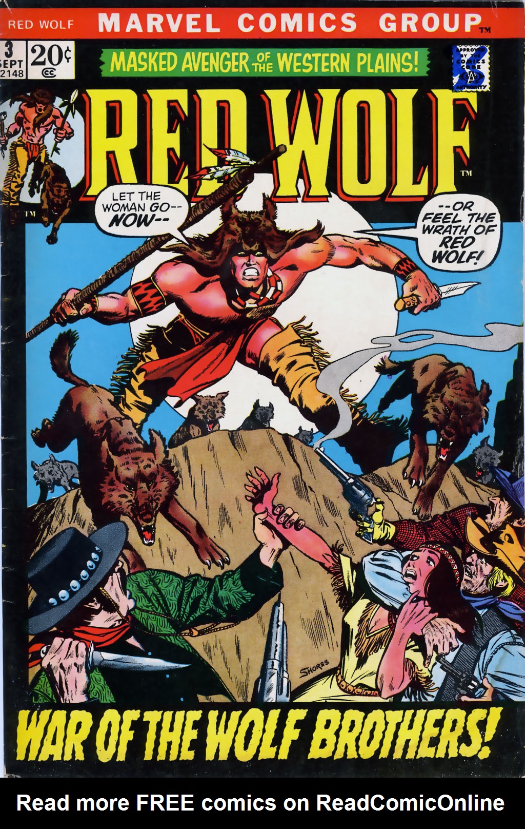 Read online Red Wolf (1972) comic -  Issue #3 - 1