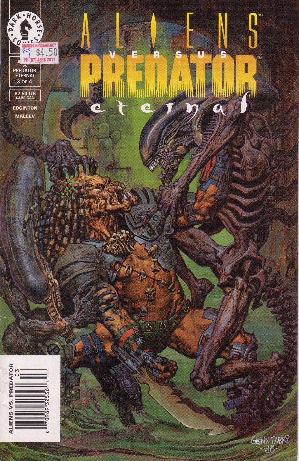 Read online Aliens vs. Predator: Eternal comic -  Issue #3 - 1