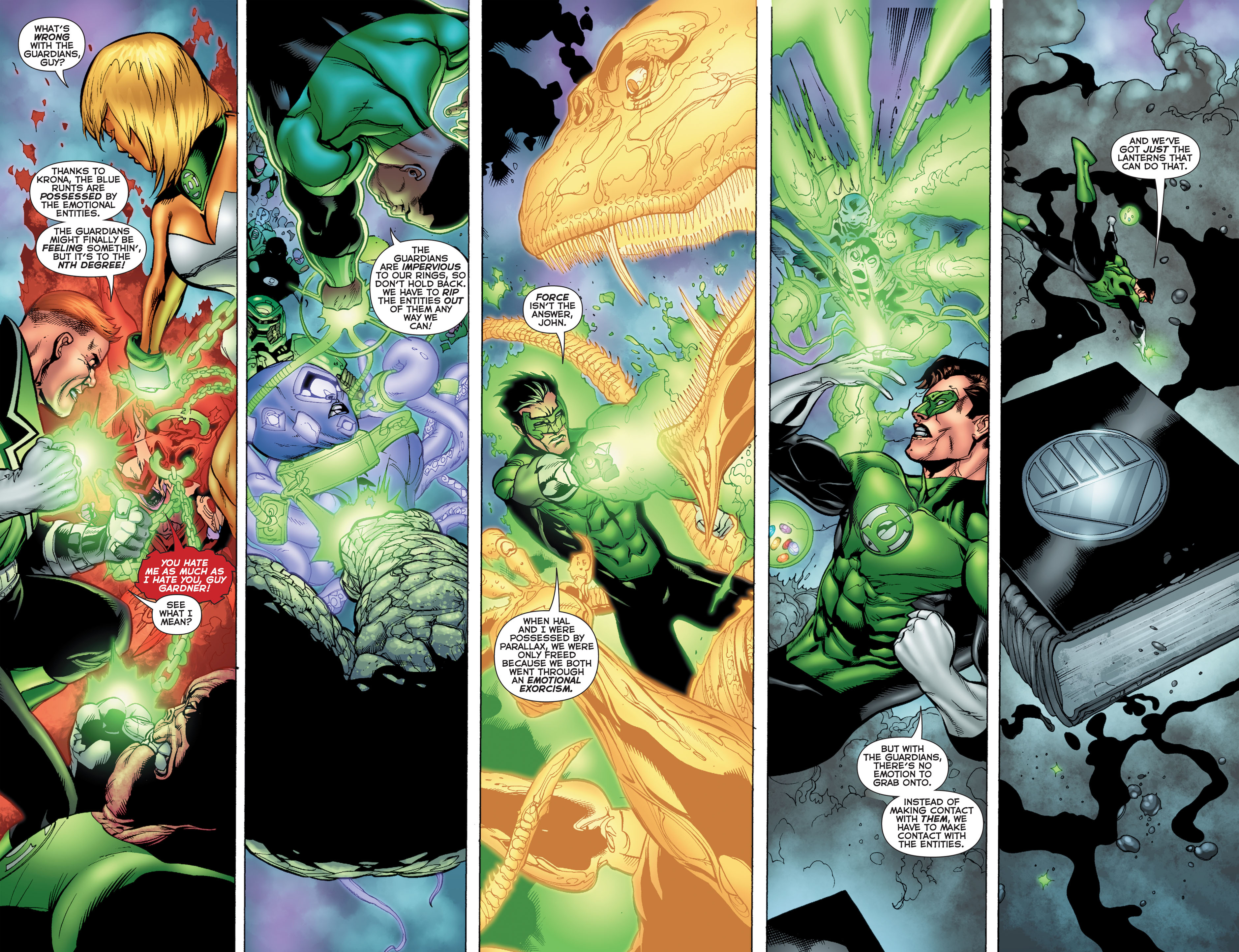 Read online Green Lantern: War of the Green Lanterns (2011) comic -  Issue # TPB - 218