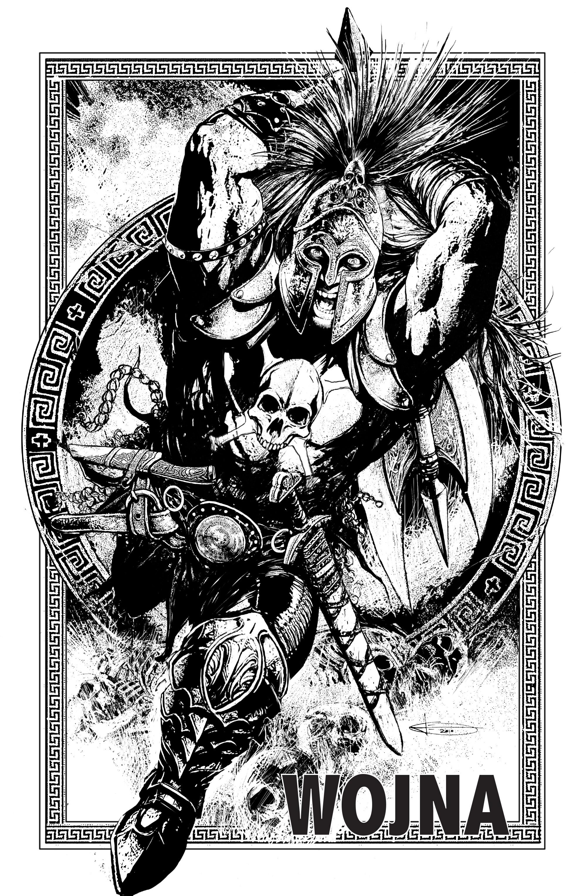 Read online The Savage Axe of Ares (B&W) comic -  Issue # Full - 44