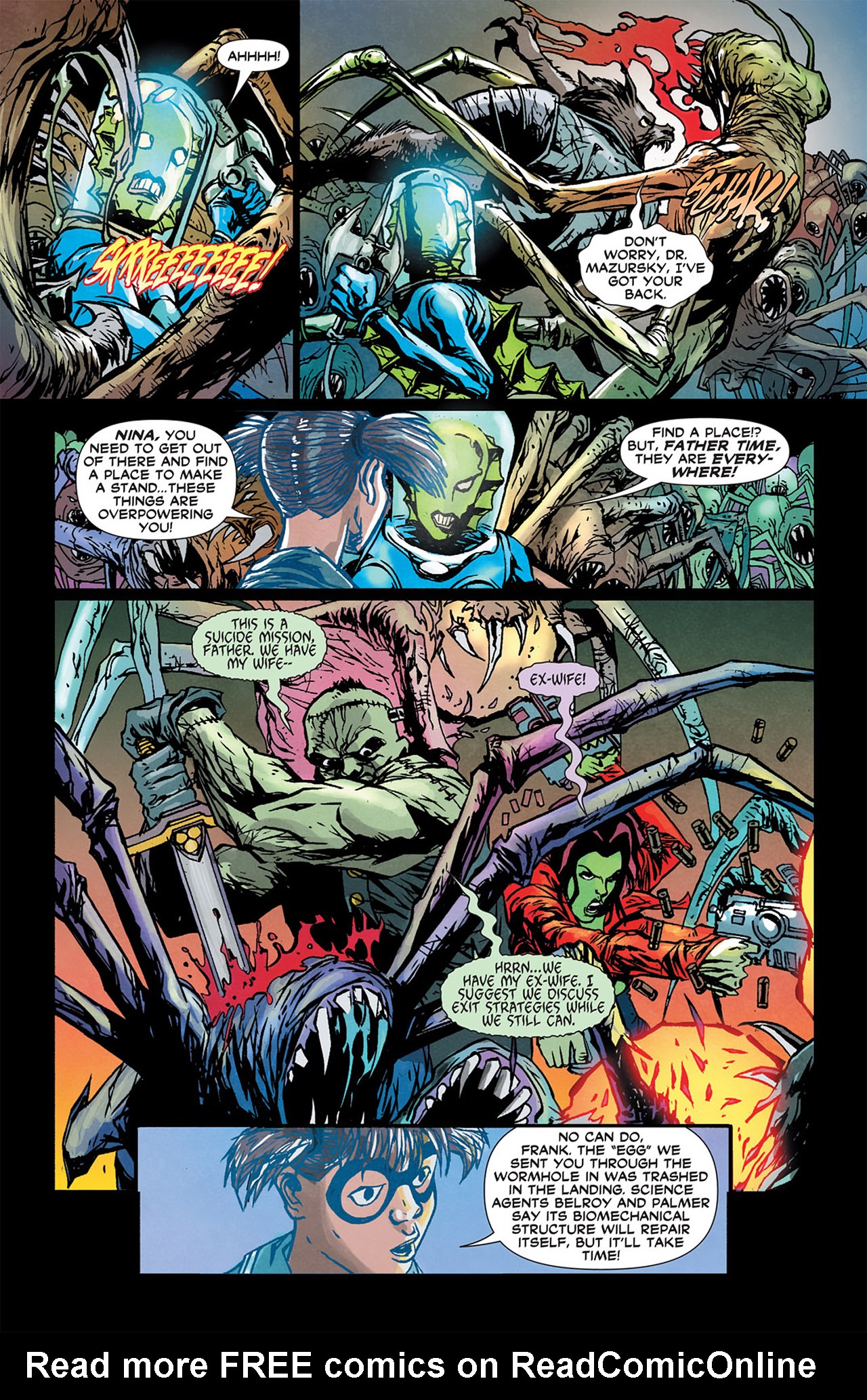 Read online Frankenstein, Agent of S.H.A.D.E. comic -  Issue #3 - 4