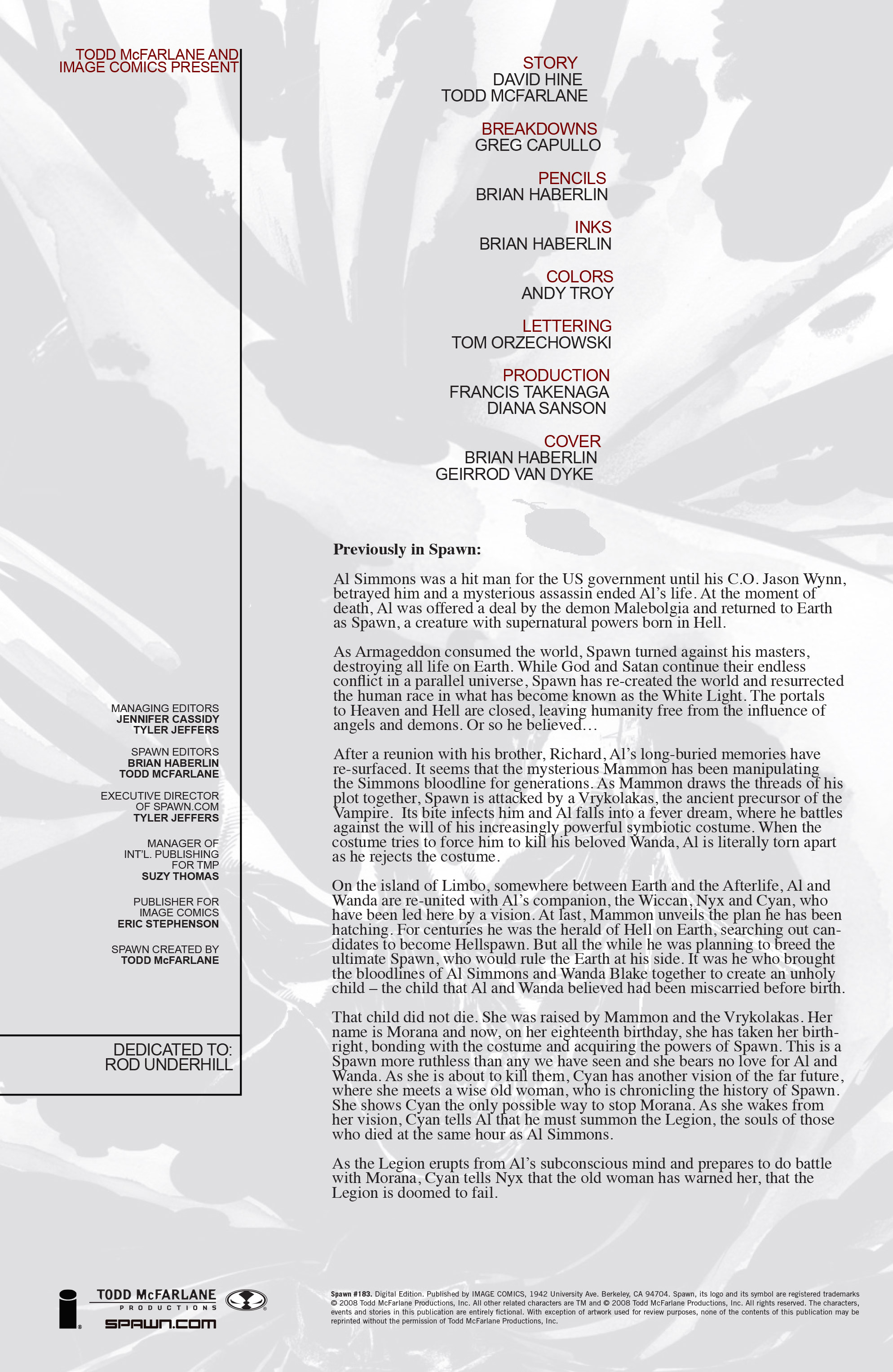 Read online Spawn comic -  Issue #184 - 2