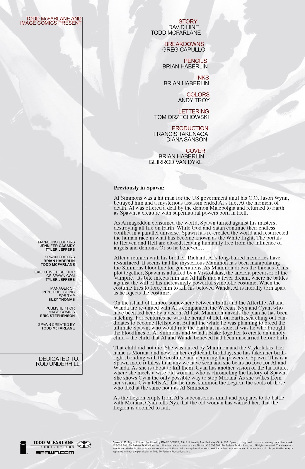 Spawn issue 184 - Page 2