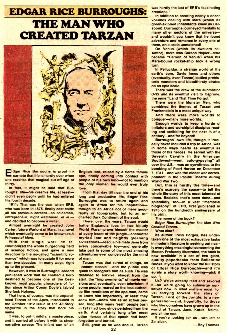 Read online Tarzan (1977) comic -  Issue #1 - 13